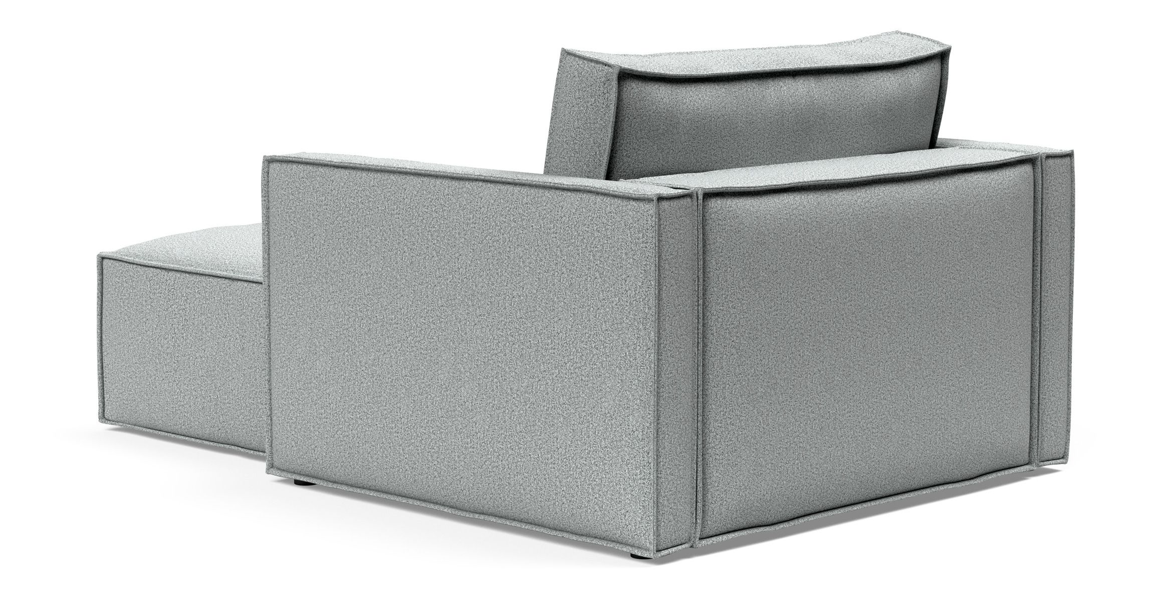 Newilla Storage Lounger Chair w/ Slim Arm Rests