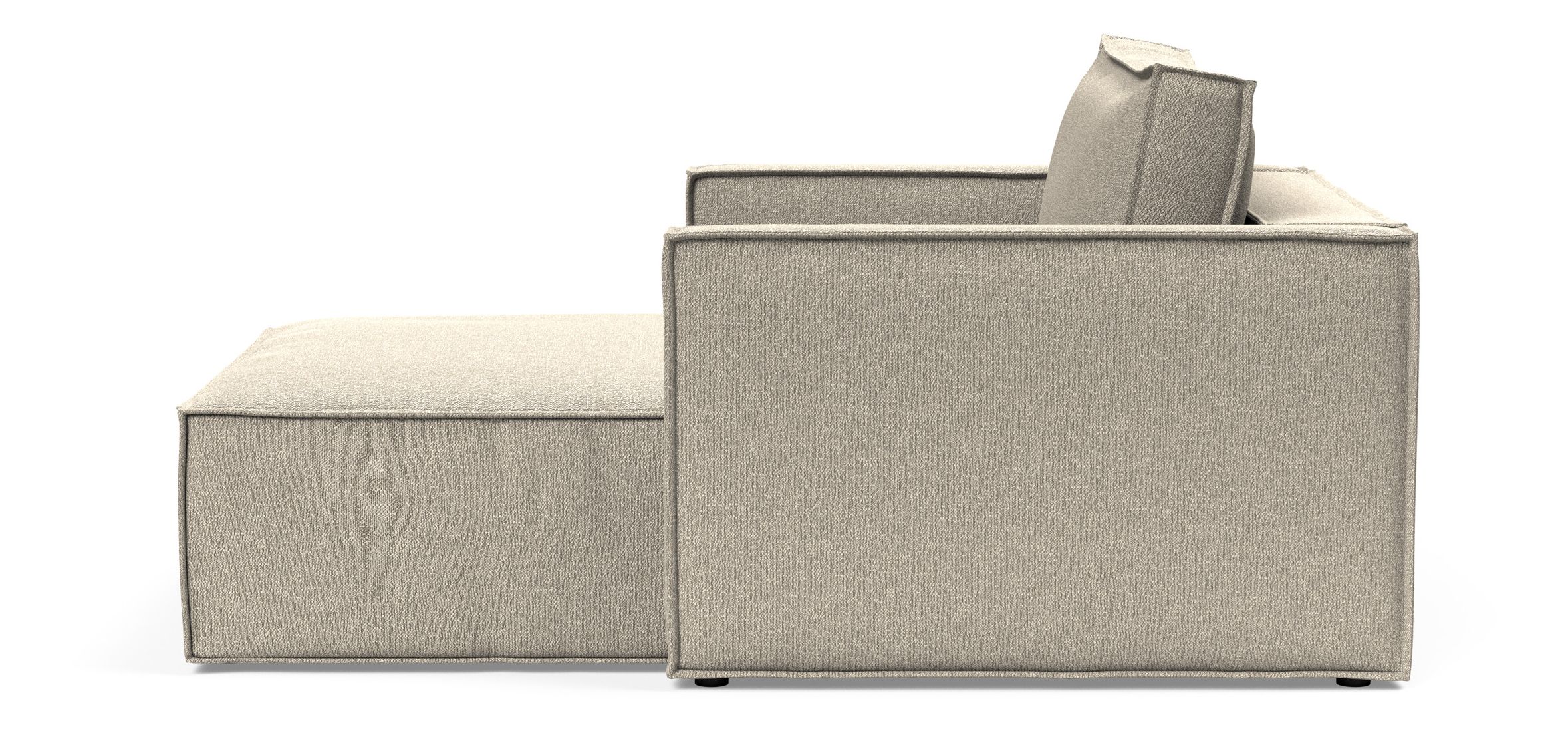 Newilla Storage Lounger Chair w/ Slim Arm Rests