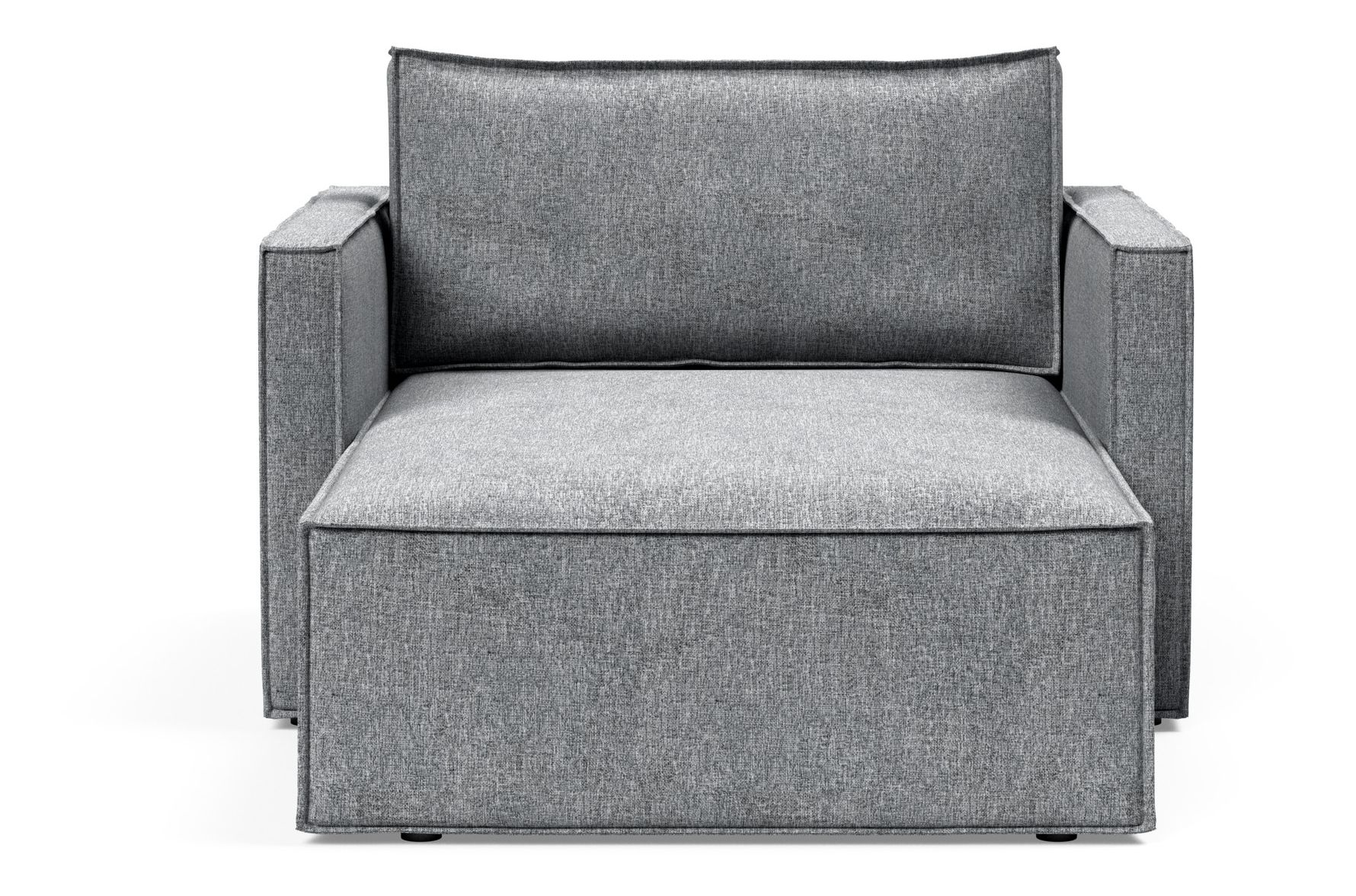 Newilla Storage Lounger Chair w/ Slim Arm Rests