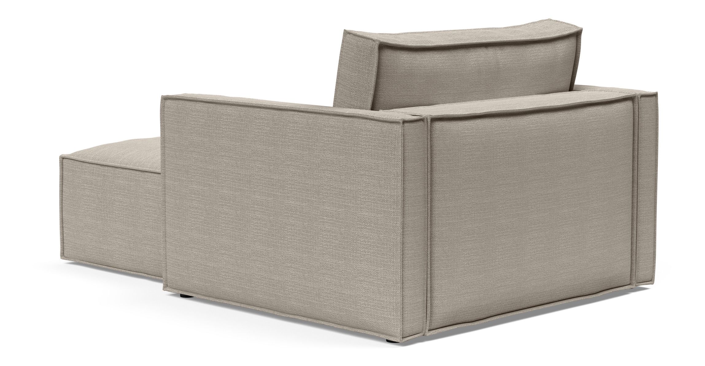 Newilla Storage Lounger Chair w/ Slim Arm Rests
