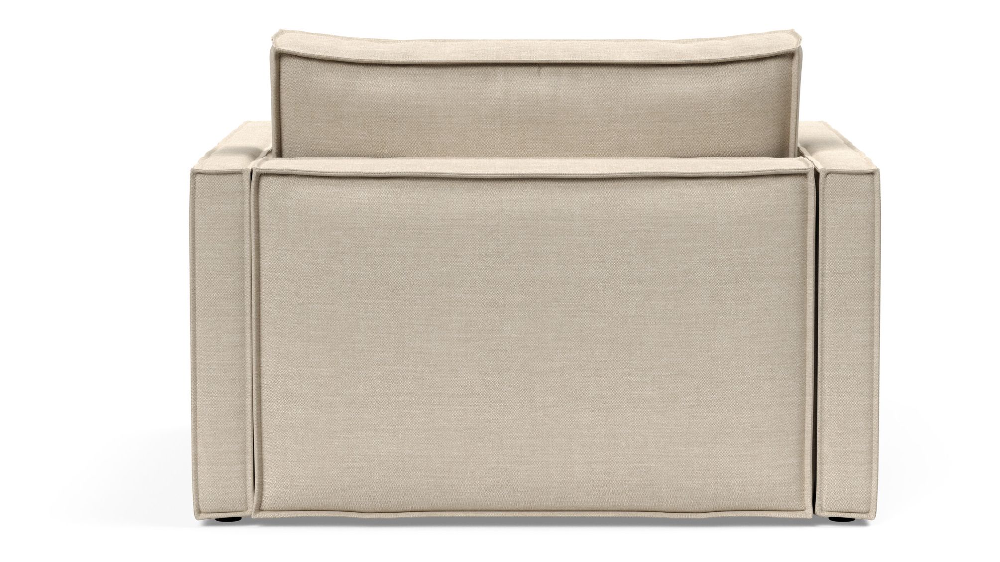Newilla Storage Lounger Chair w/ Slim Arm Rests