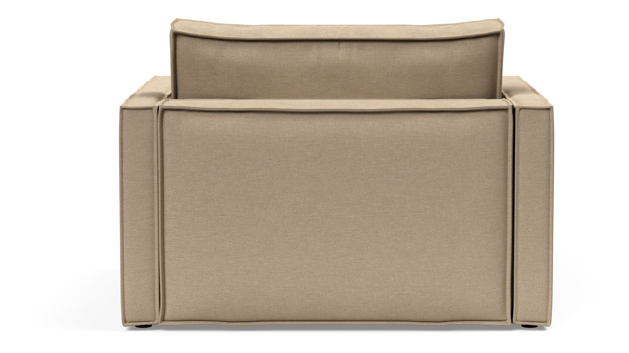 Newilla Storage Lounger Chair w/ Slim Arm Rests