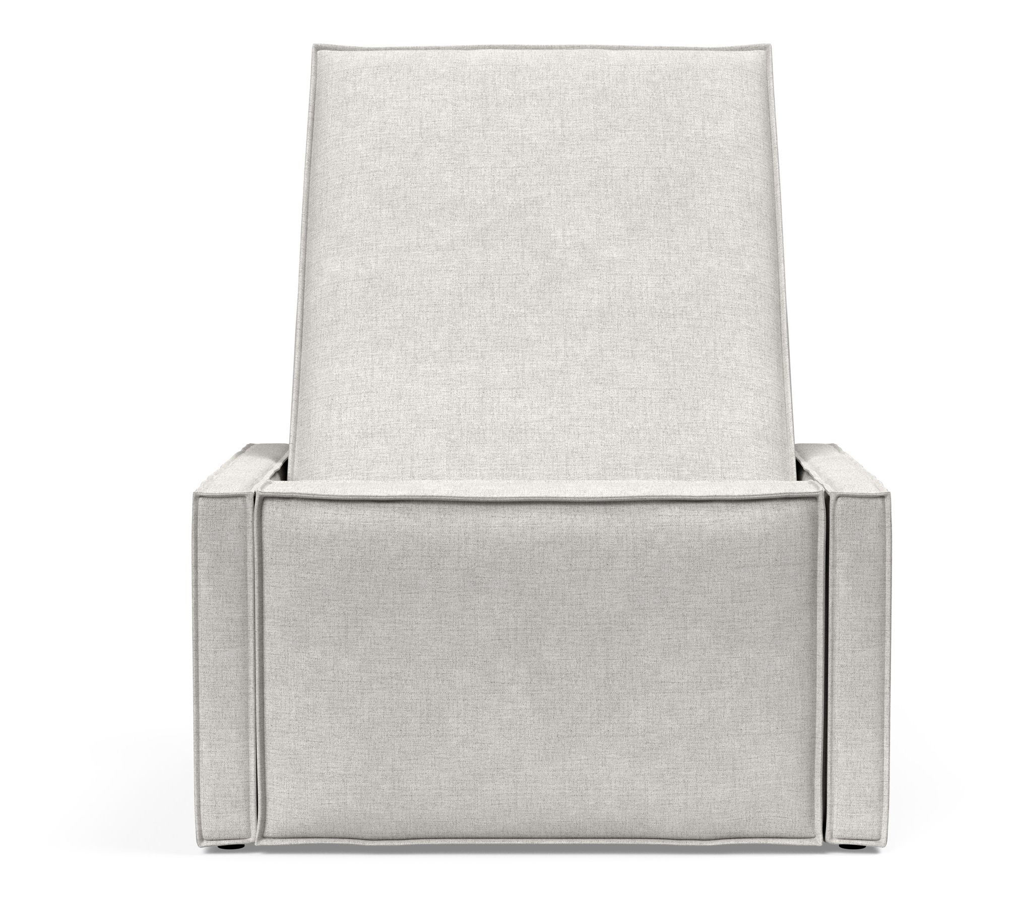 Newilla Storage Lounger Chair w/ Slim Arm Rests