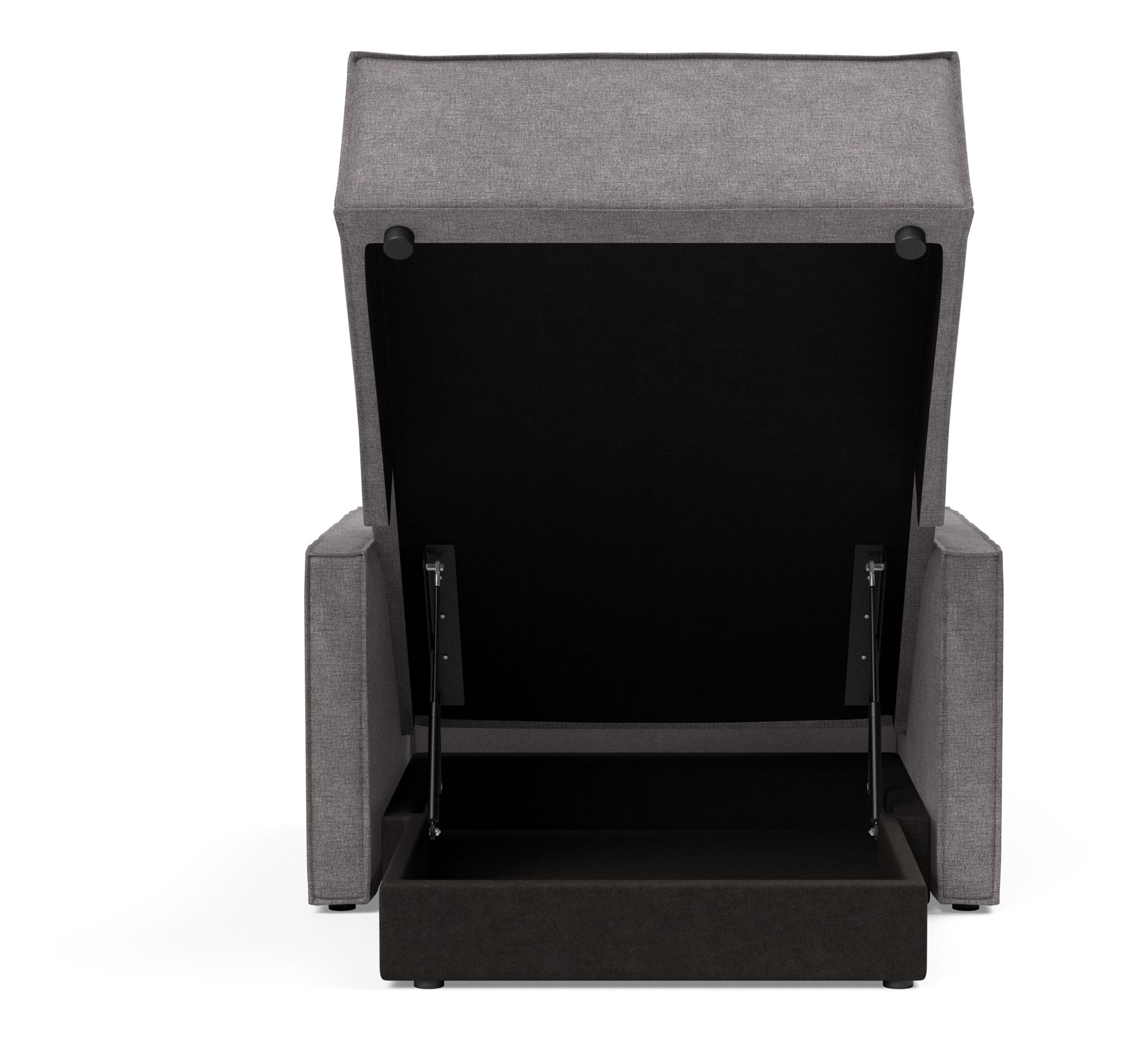 Newilla Storage Lounger Chair w/ Slim Arm Rests