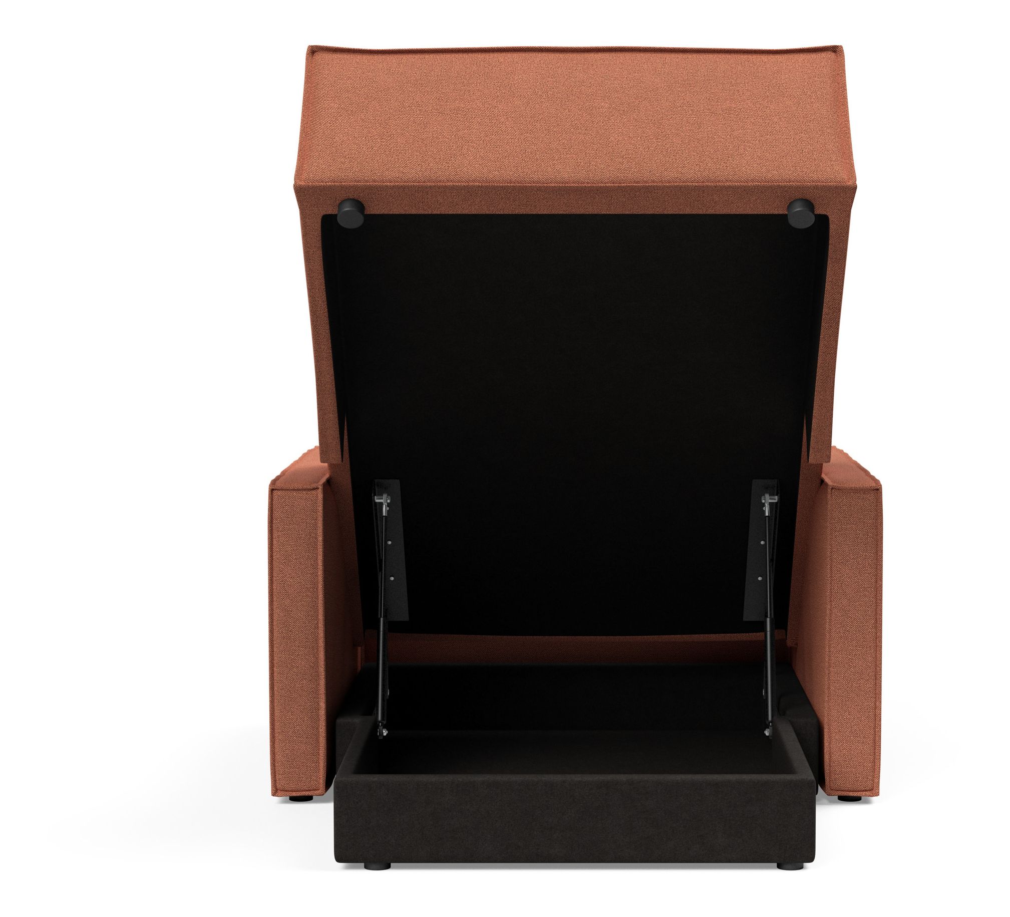 Newilla Storage Lounger Chair w/ Slim Arm Rests