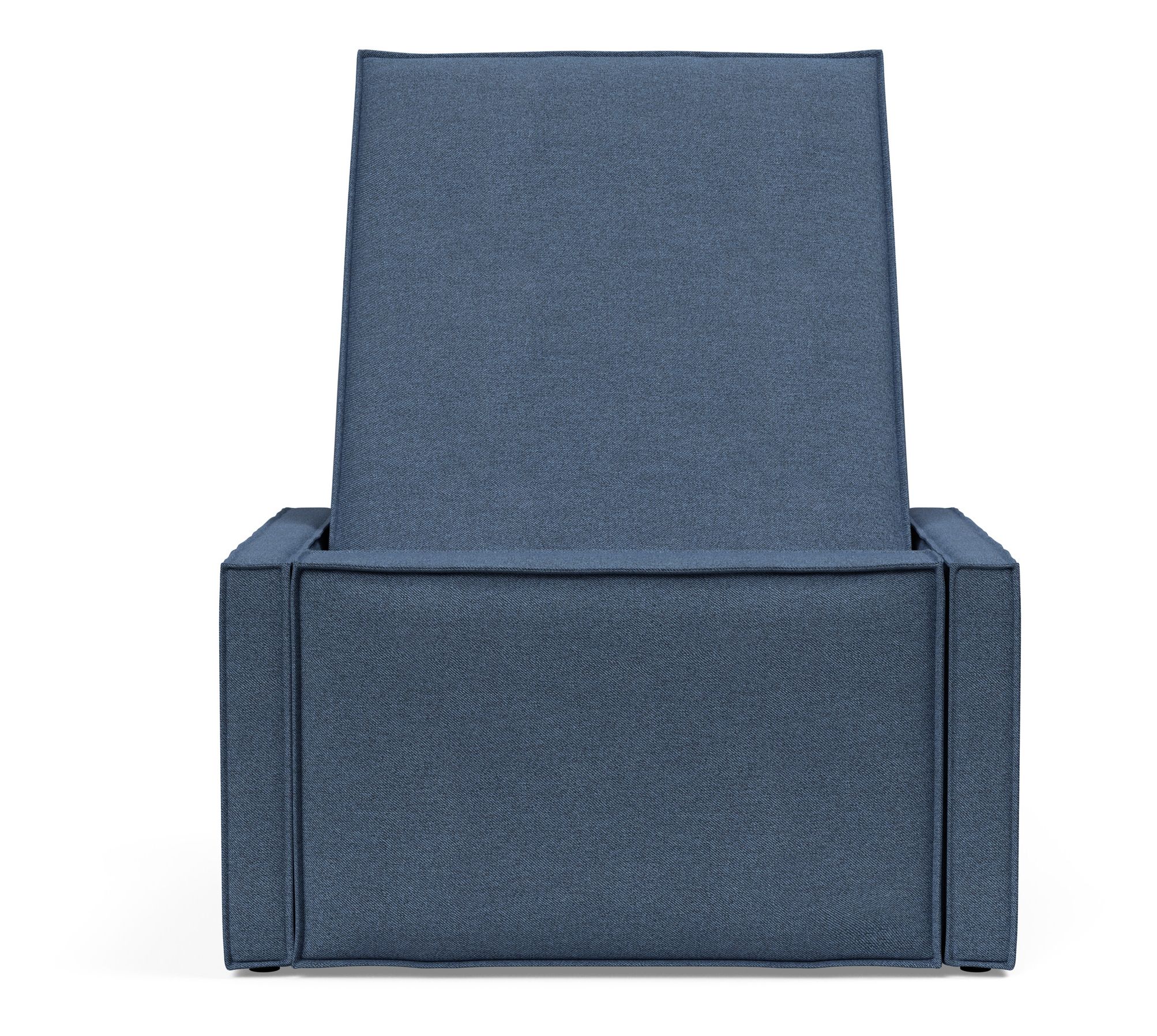Newilla Storage Lounger Chair w/ Slim Arm Rests