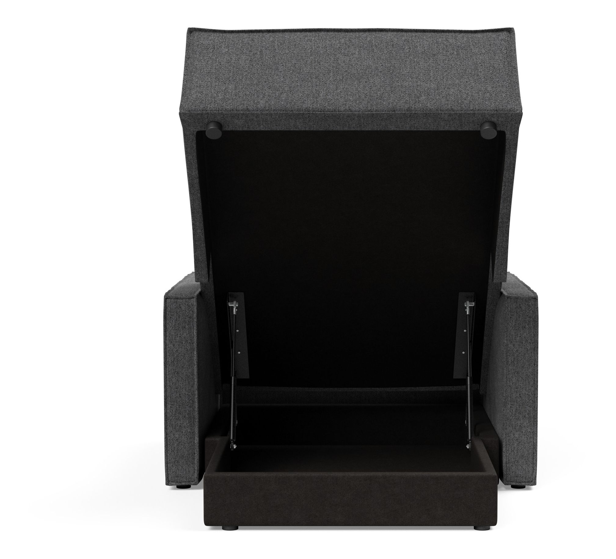 Newilla Storage Lounger Chair w/ Slim Arm Rests