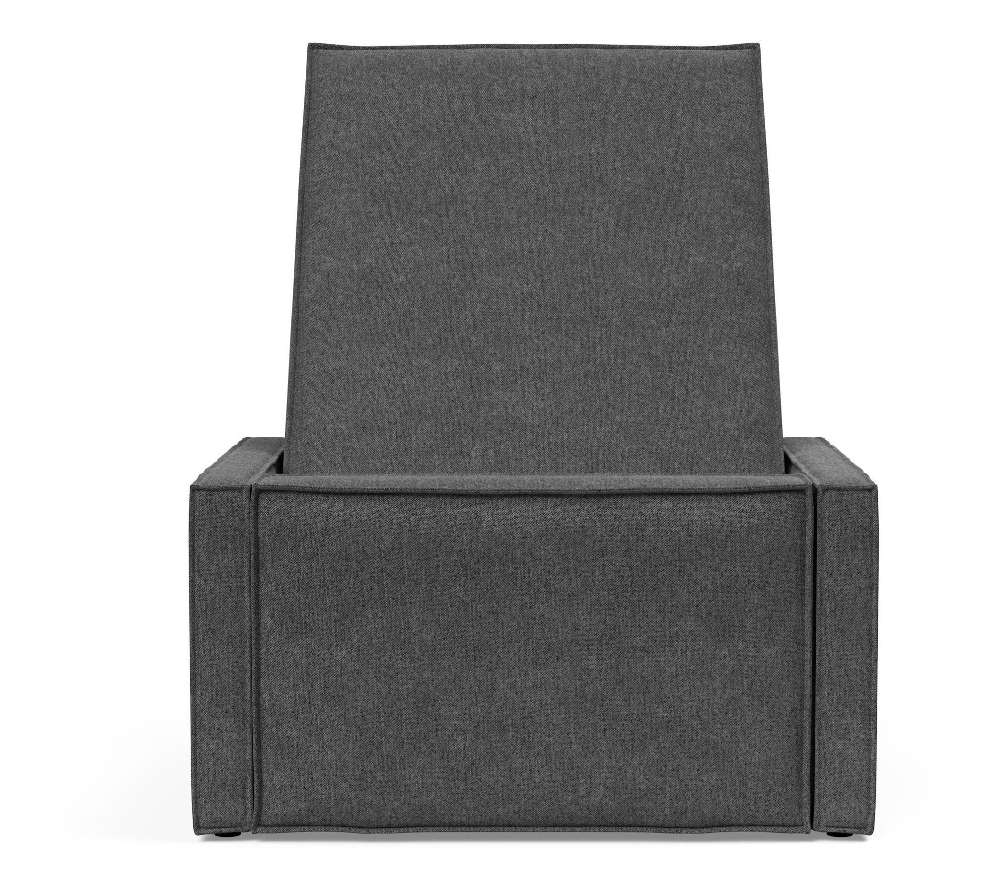 Newilla Storage Lounger Chair w/ Slim Arm Rests