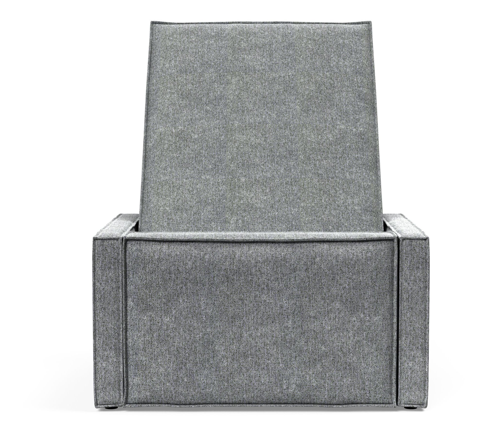 Newilla Storage Lounger Chair w/ Slim Arm Rests