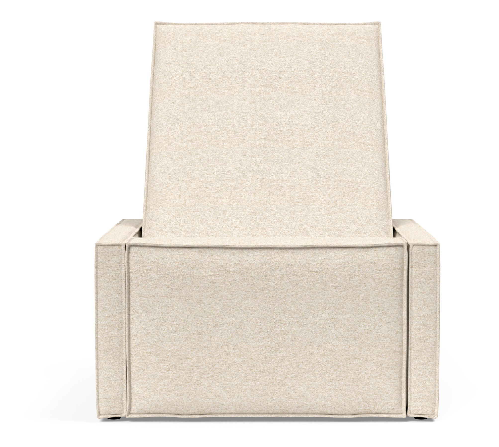 Newilla Storage Lounger Chair w/ Slim Arm Rests