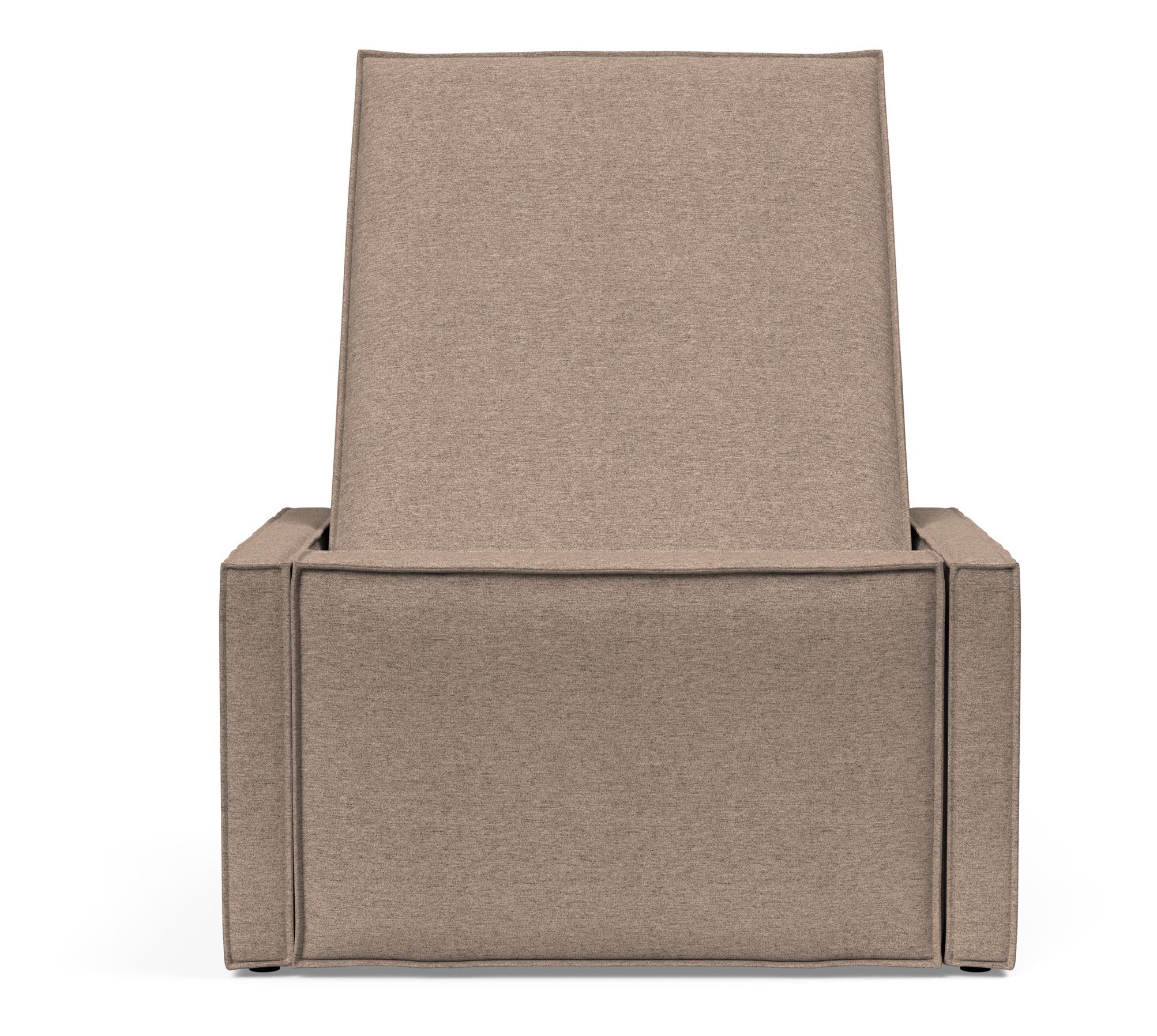 Newilla Storage Lounger Chair w/ Slim Arm Rests