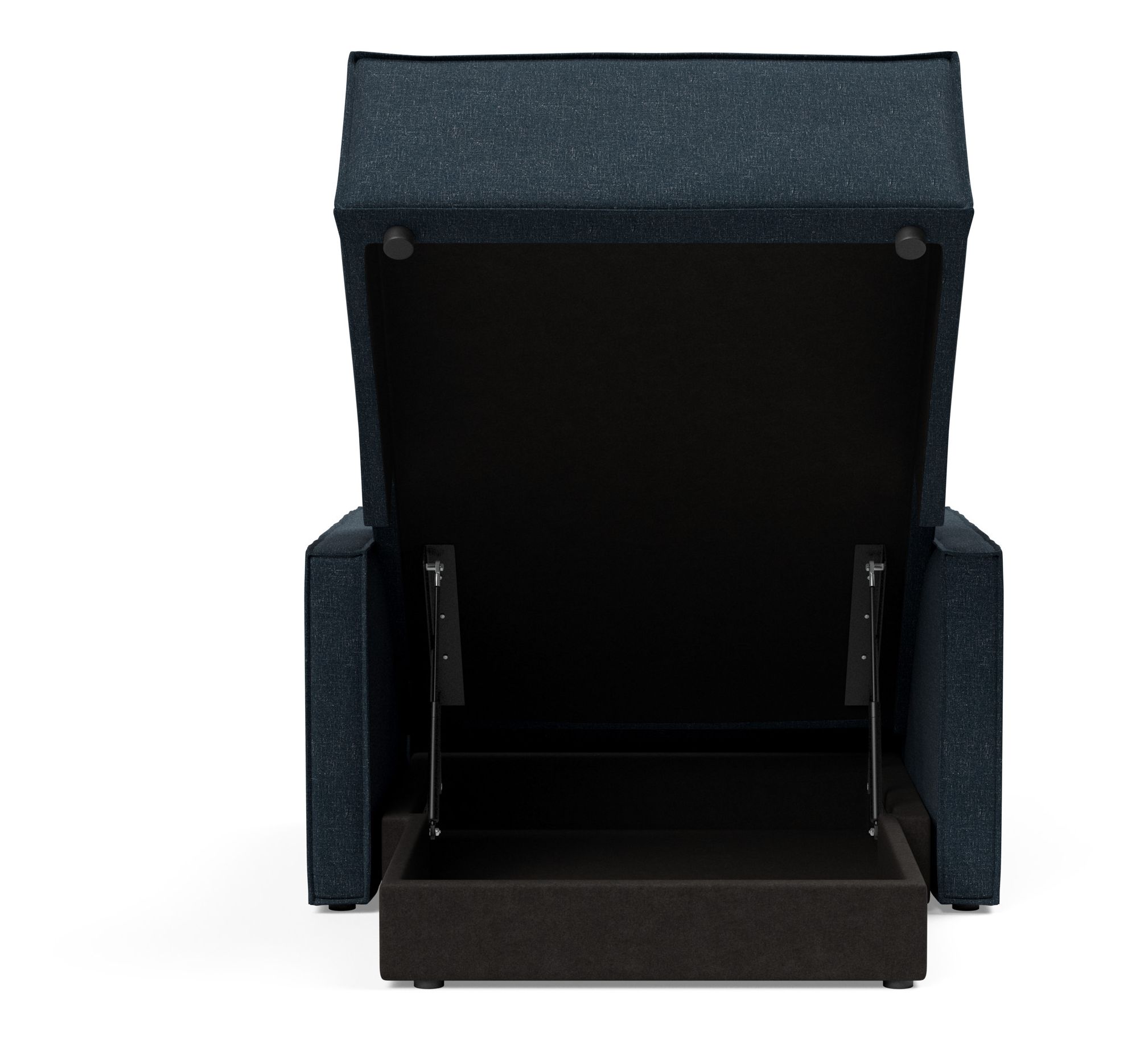 Newilla Storage Lounger Chair w/ Slim Arm Rests