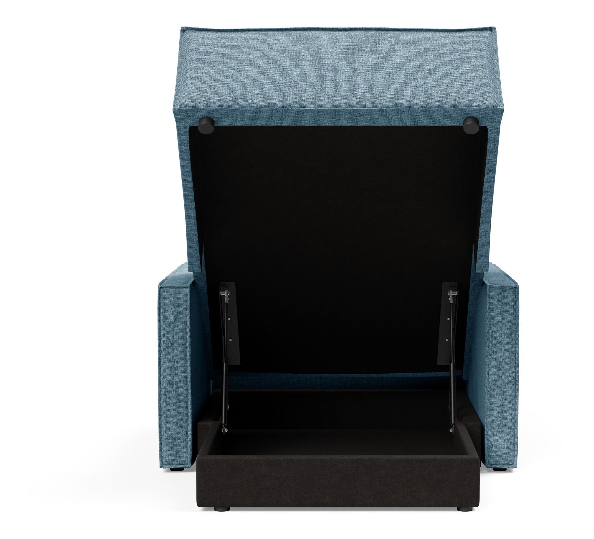 Newilla Storage Lounger Chair w/ Slim Arm Rests