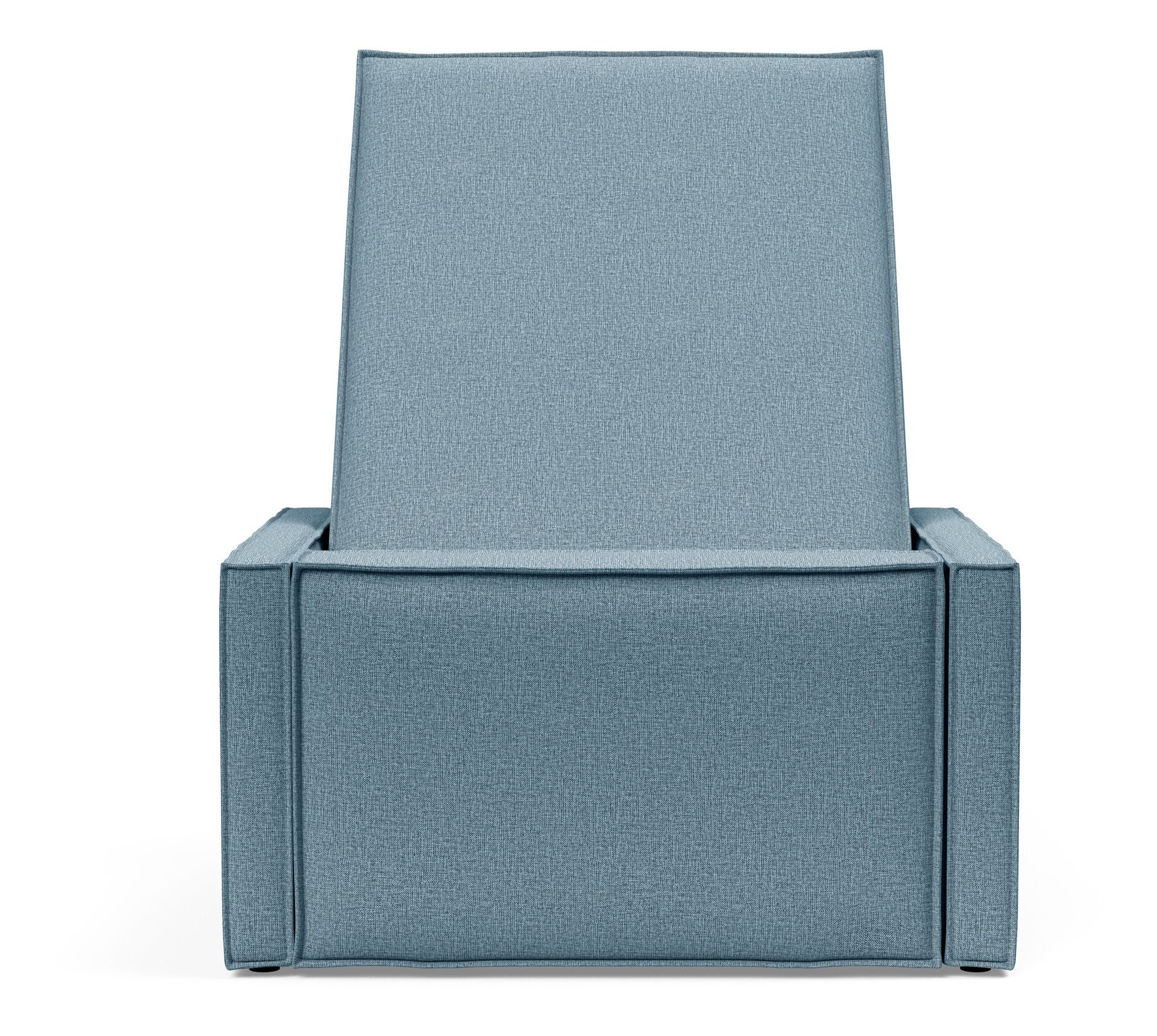 Newilla Storage Lounger Chair w/ Slim Arm Rests