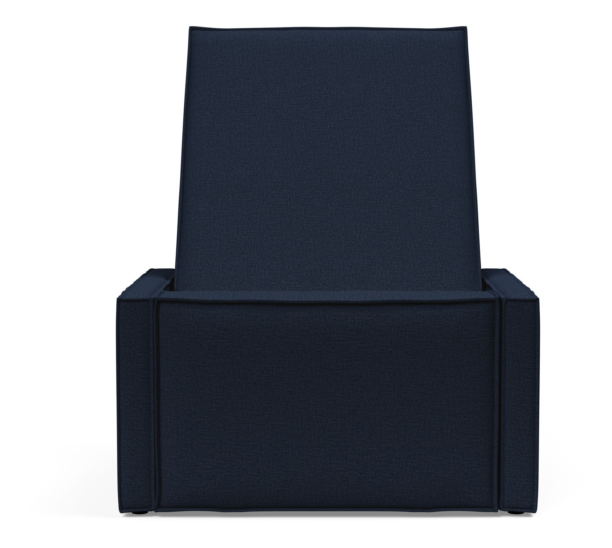 Newilla Storage Lounger Chair w/ Slim Arm Rests