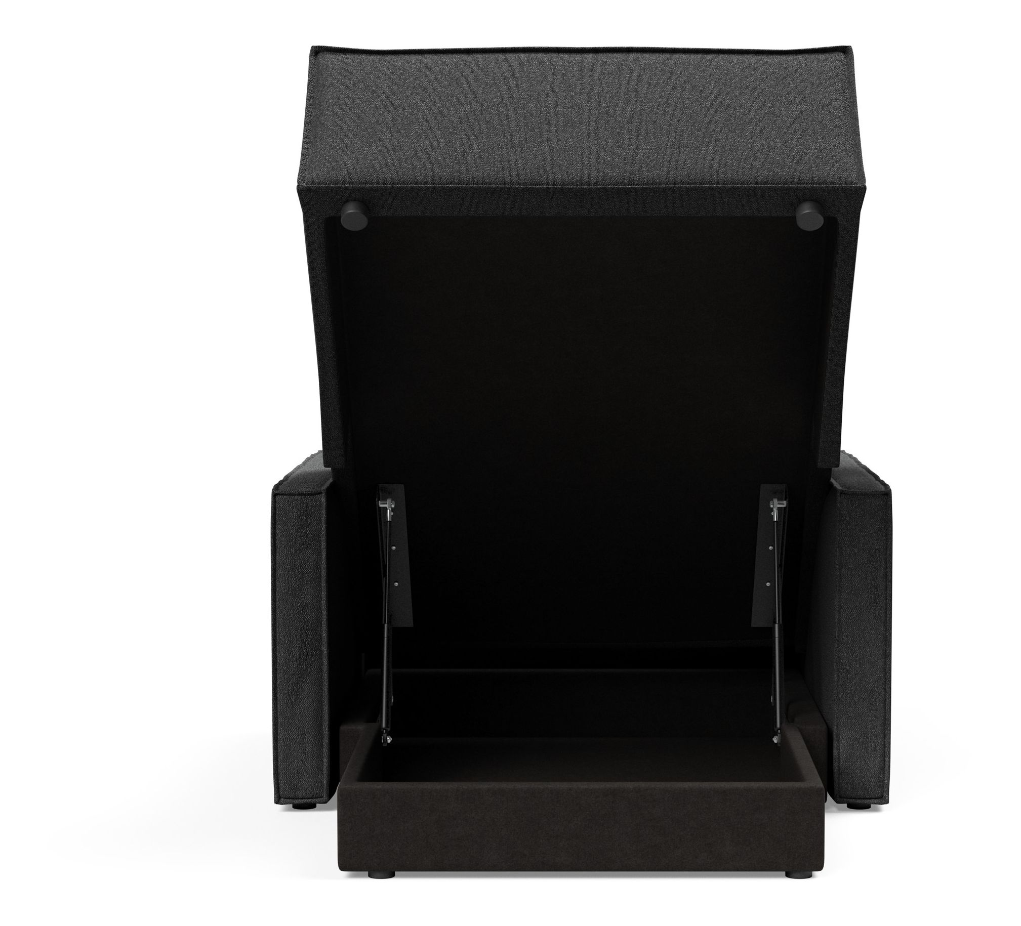 Newilla Storage Lounger Chair w/ Slim Arm Rests