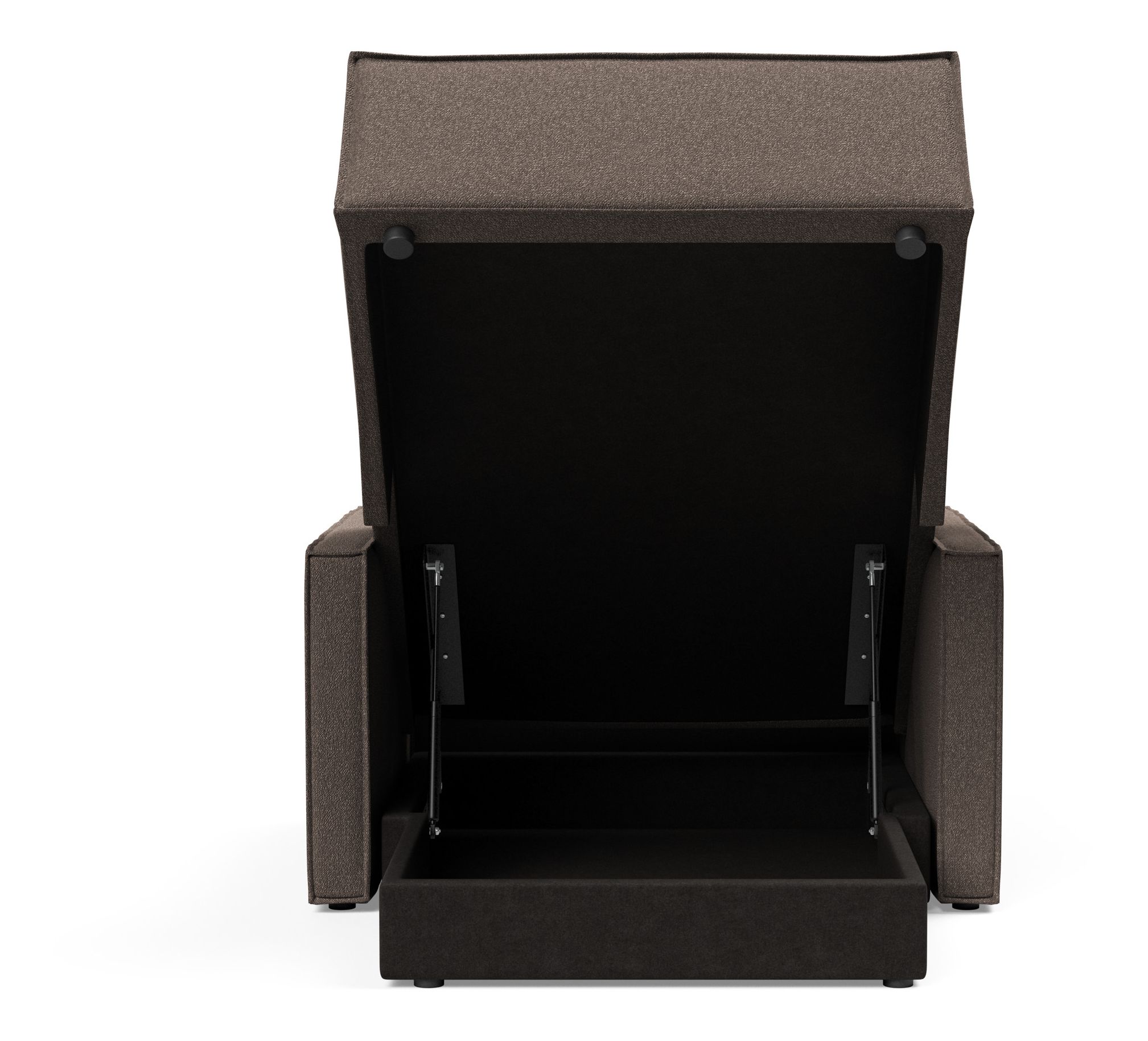 Newilla Storage Lounger Chair w/ Slim Arm Rests
