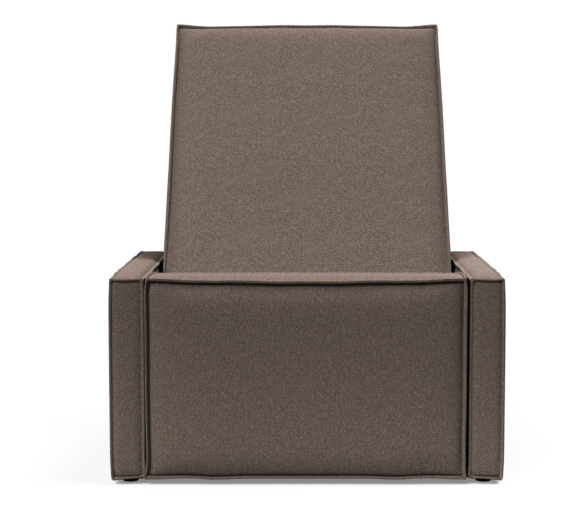 Newilla Storage Lounger Chair w/ Slim Arm Rests