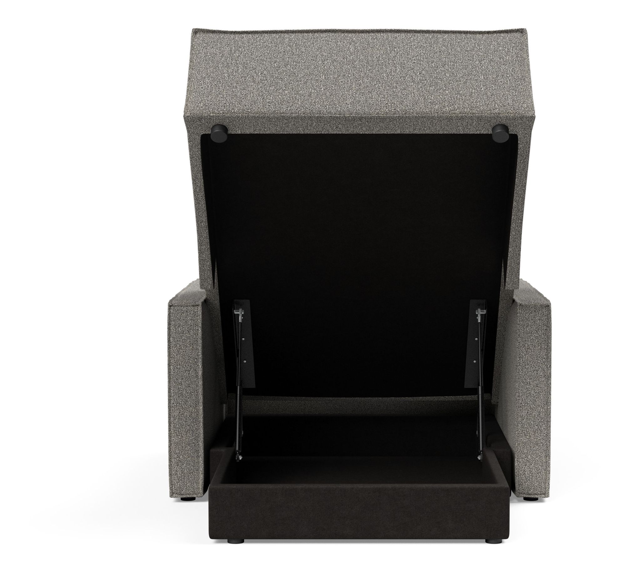 Newilla Storage Lounger Chair w/ Slim Arm Rests