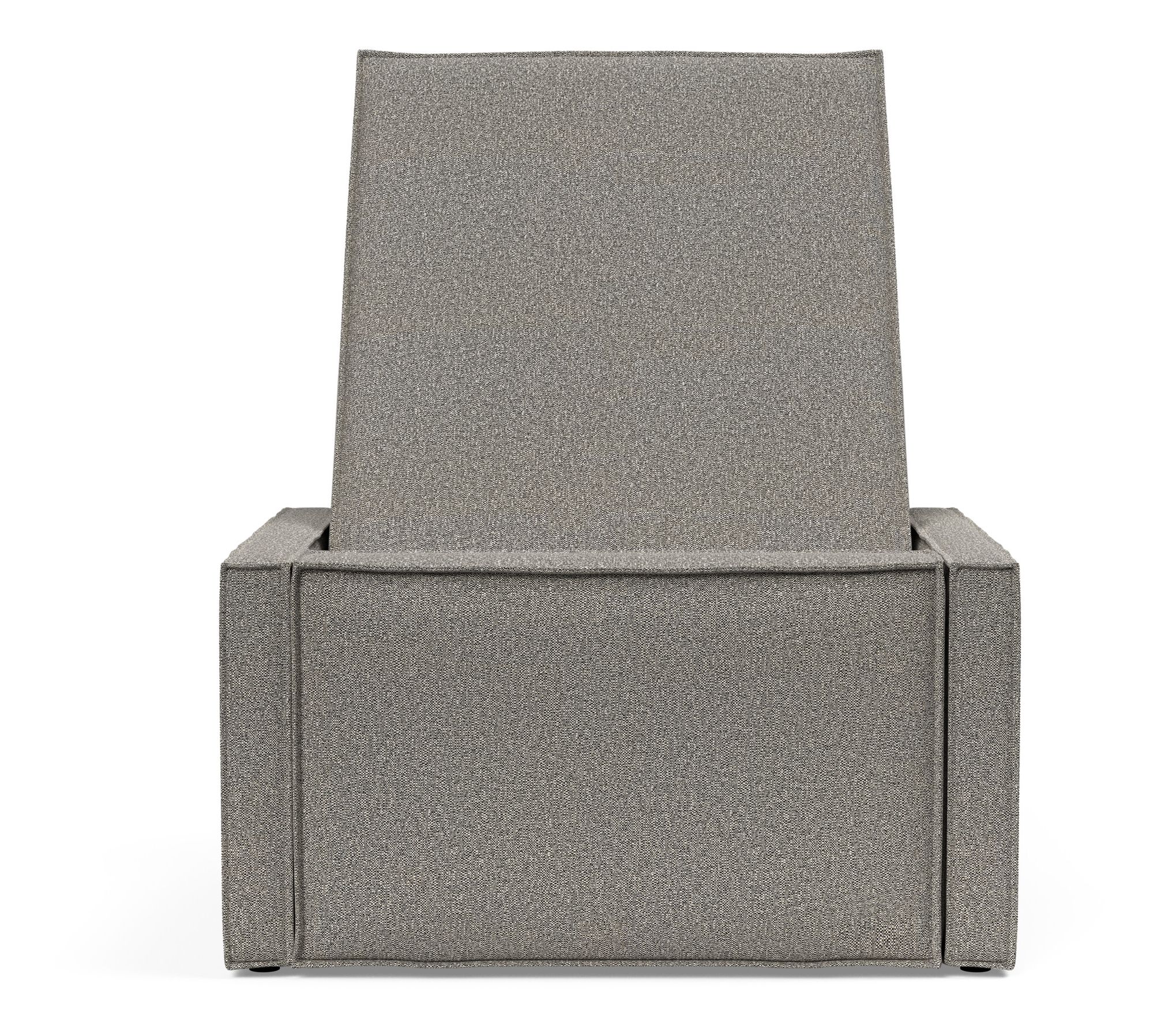 Newilla Storage Lounger Chair w/ Slim Arm Rests