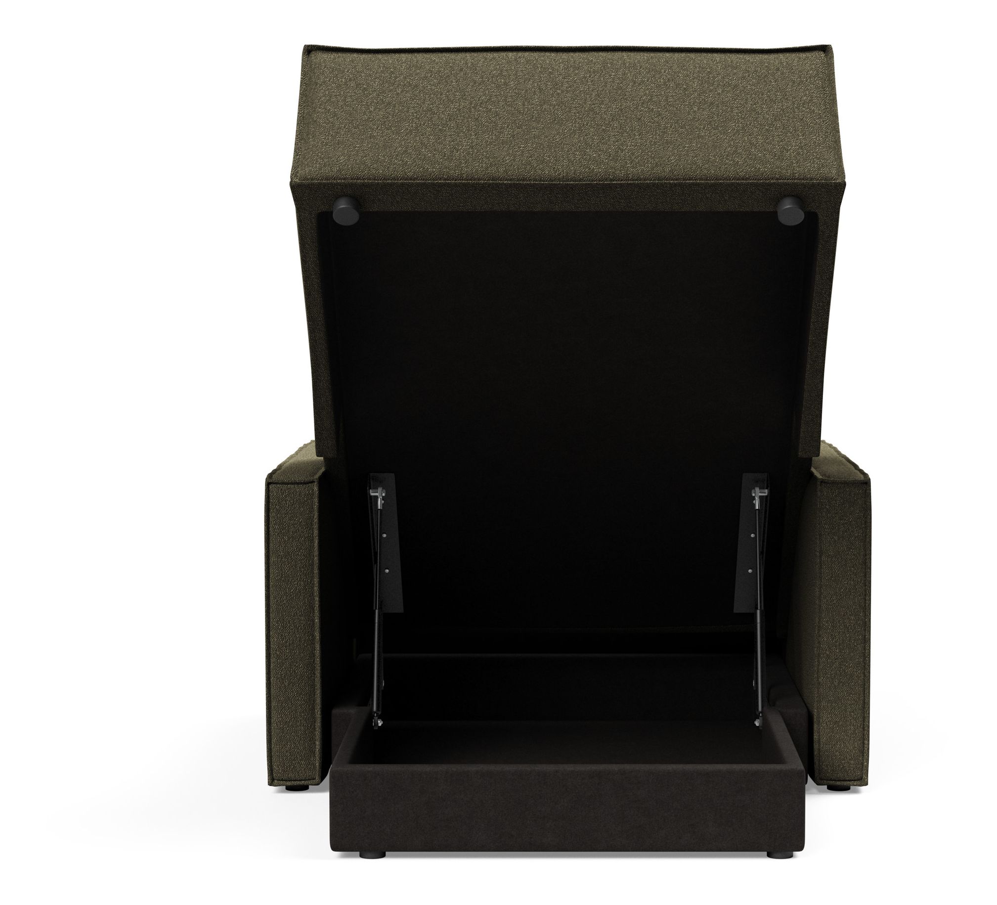 Newilla Storage Lounger Chair w/ Slim Arm Rests