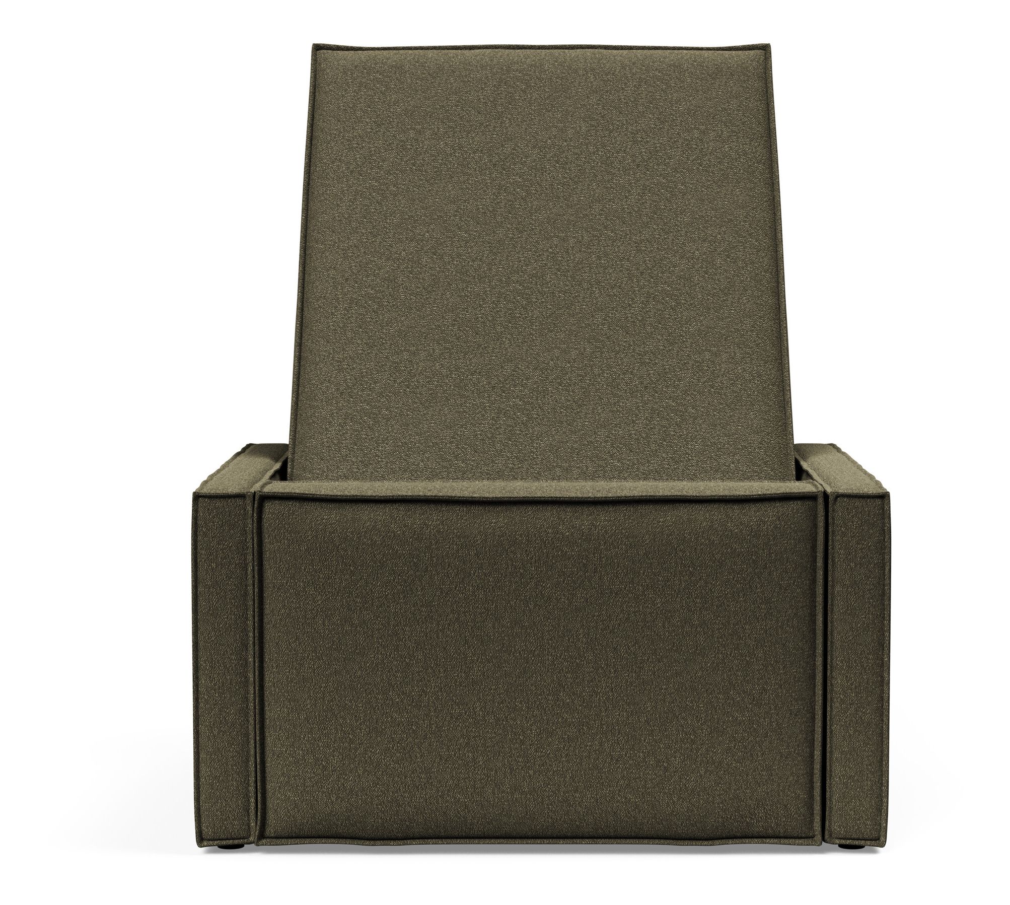 Newilla Storage Lounger Chair w/ Slim Arm Rests