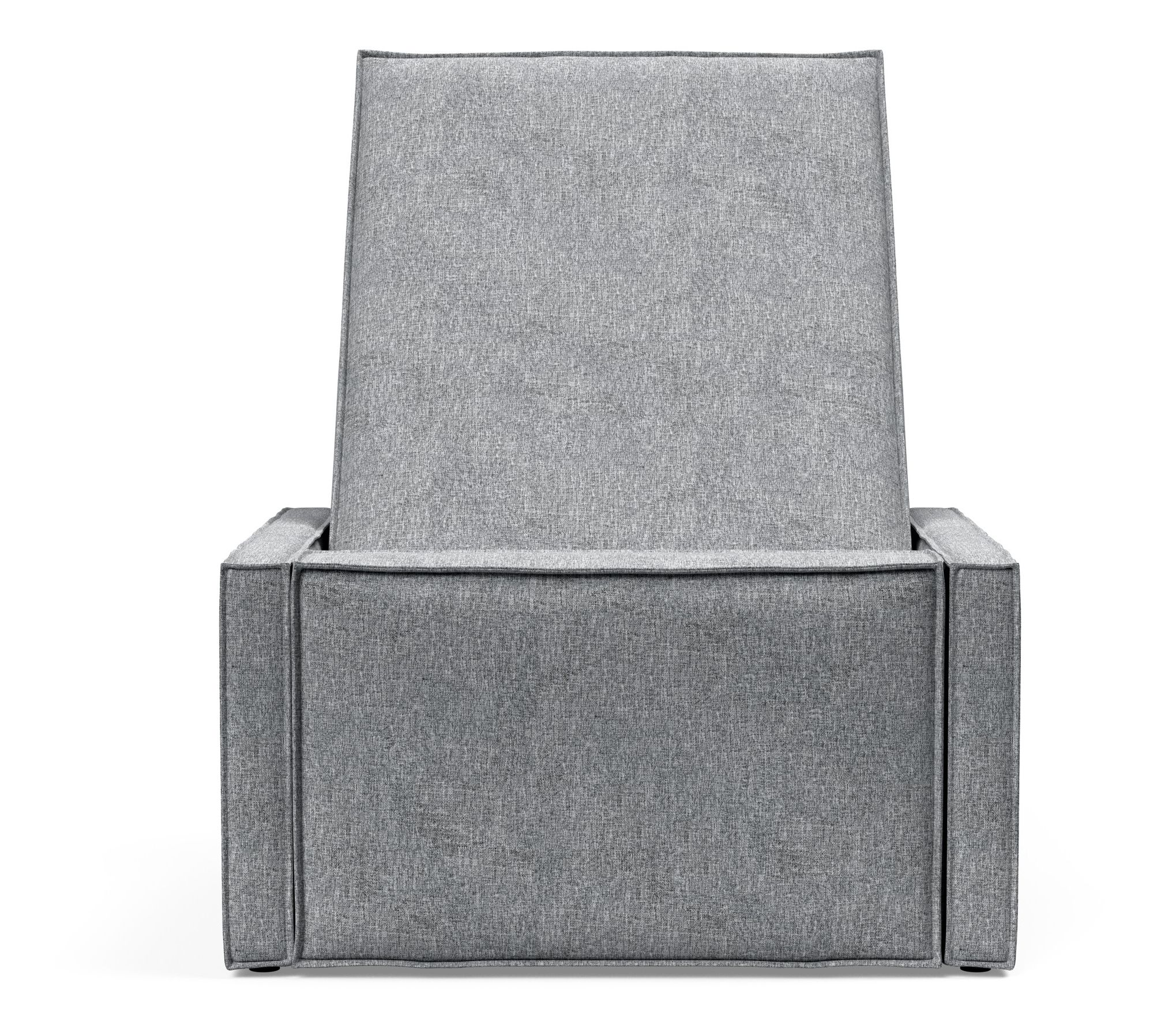Newilla Storage Lounger Chair w/ Slim Arm Rests