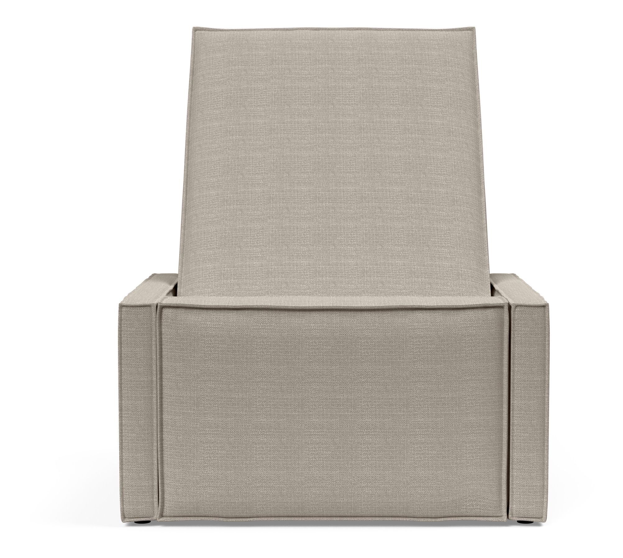 Newilla Storage Lounger Chair w/ Slim Arm Rests