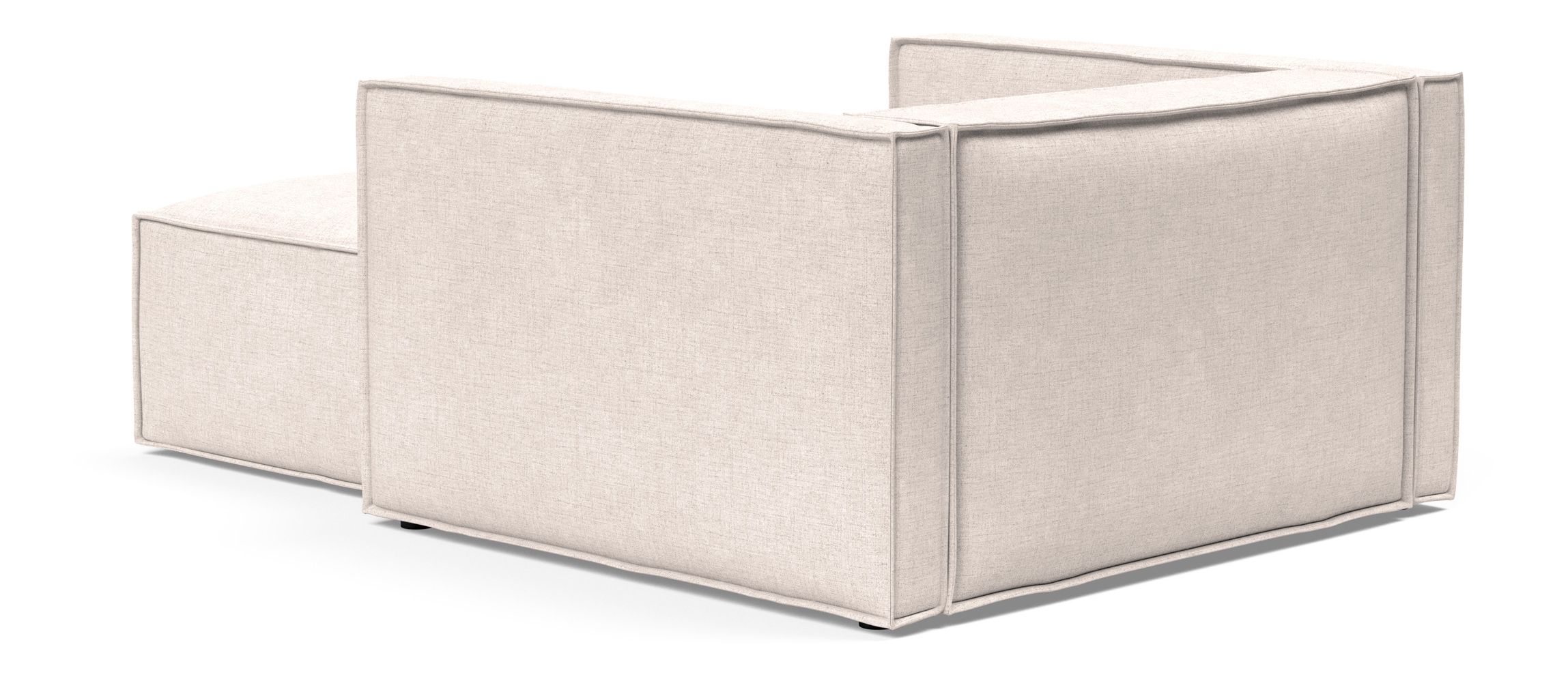 Newilla Storage Lounger Chair w/ Slim Arm Rests