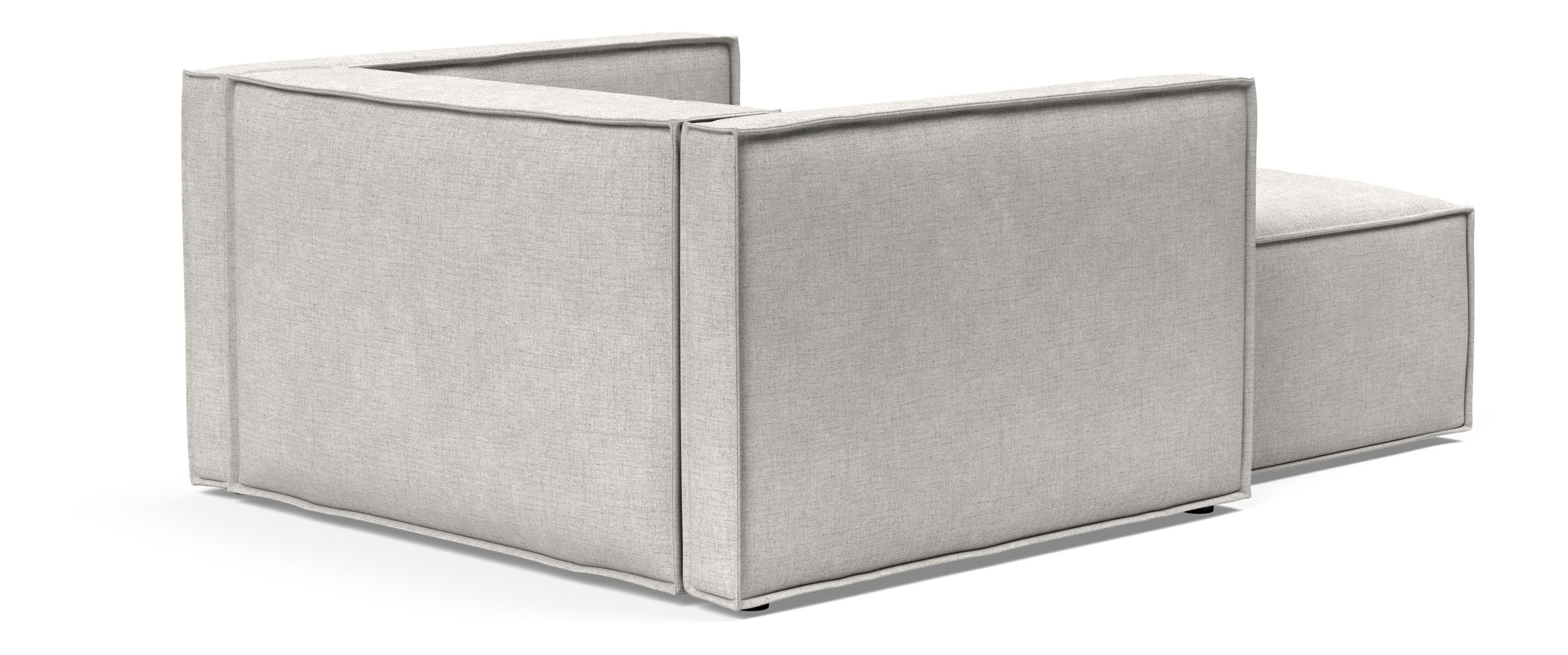 Newilla Storage Lounger Chair w/ Slim Arm Rests