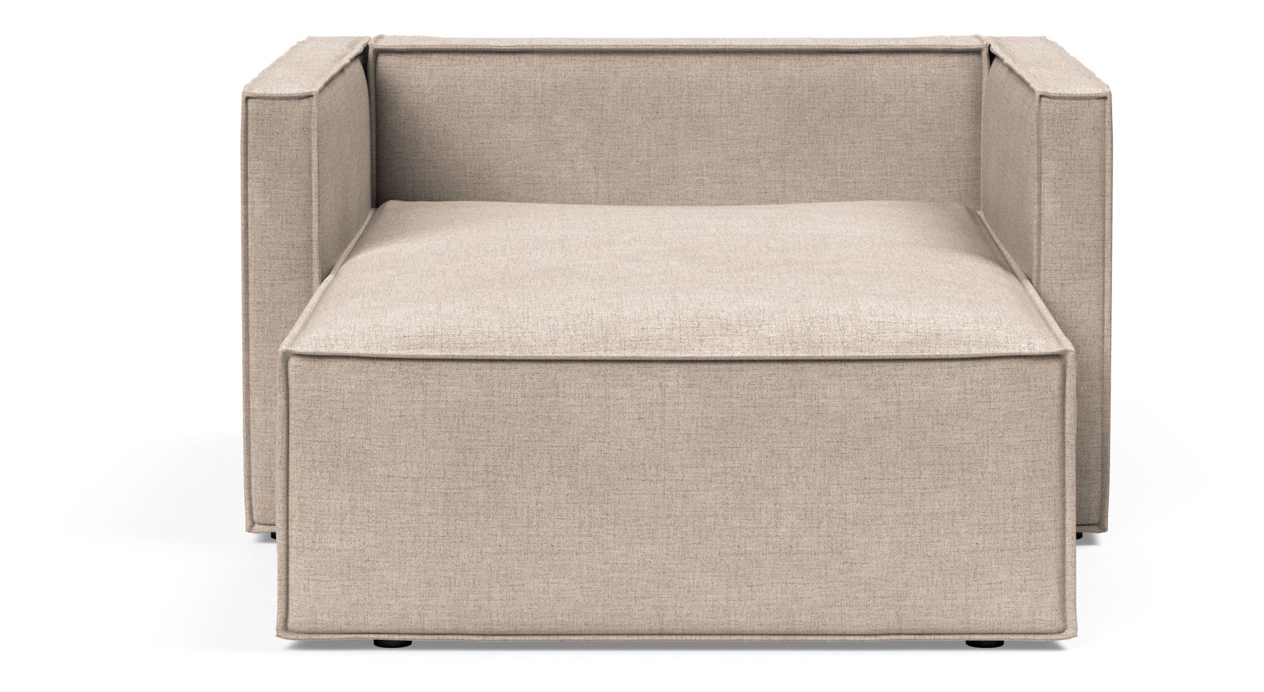 Newilla Storage Lounger Chair w/ Slim Arm Rests