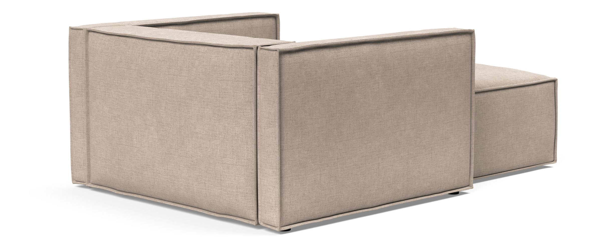 Newilla Storage Lounger Chair w/ Slim Arm Rests