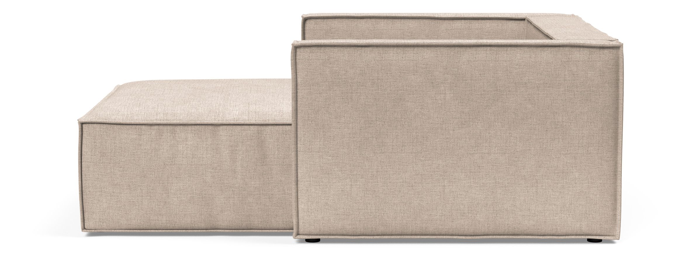 Newilla Storage Lounger Chair w/ Slim Arm Rests