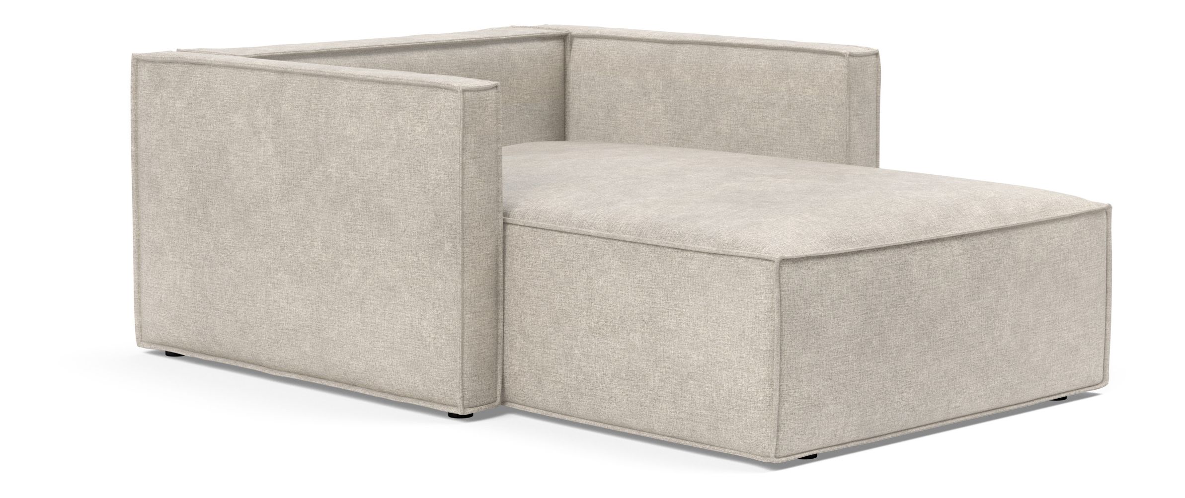 Newilla Storage Lounger Chair w/ Slim Arm Rests