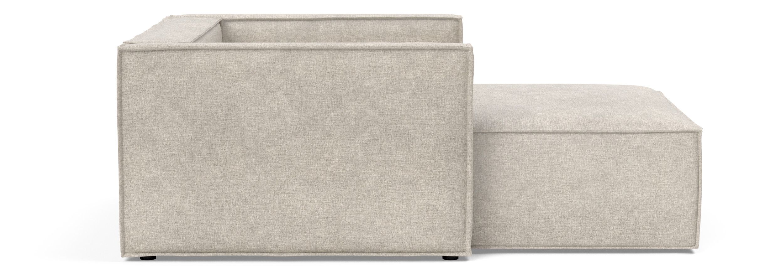 Newilla Storage Lounger Chair w/ Slim Arm Rests