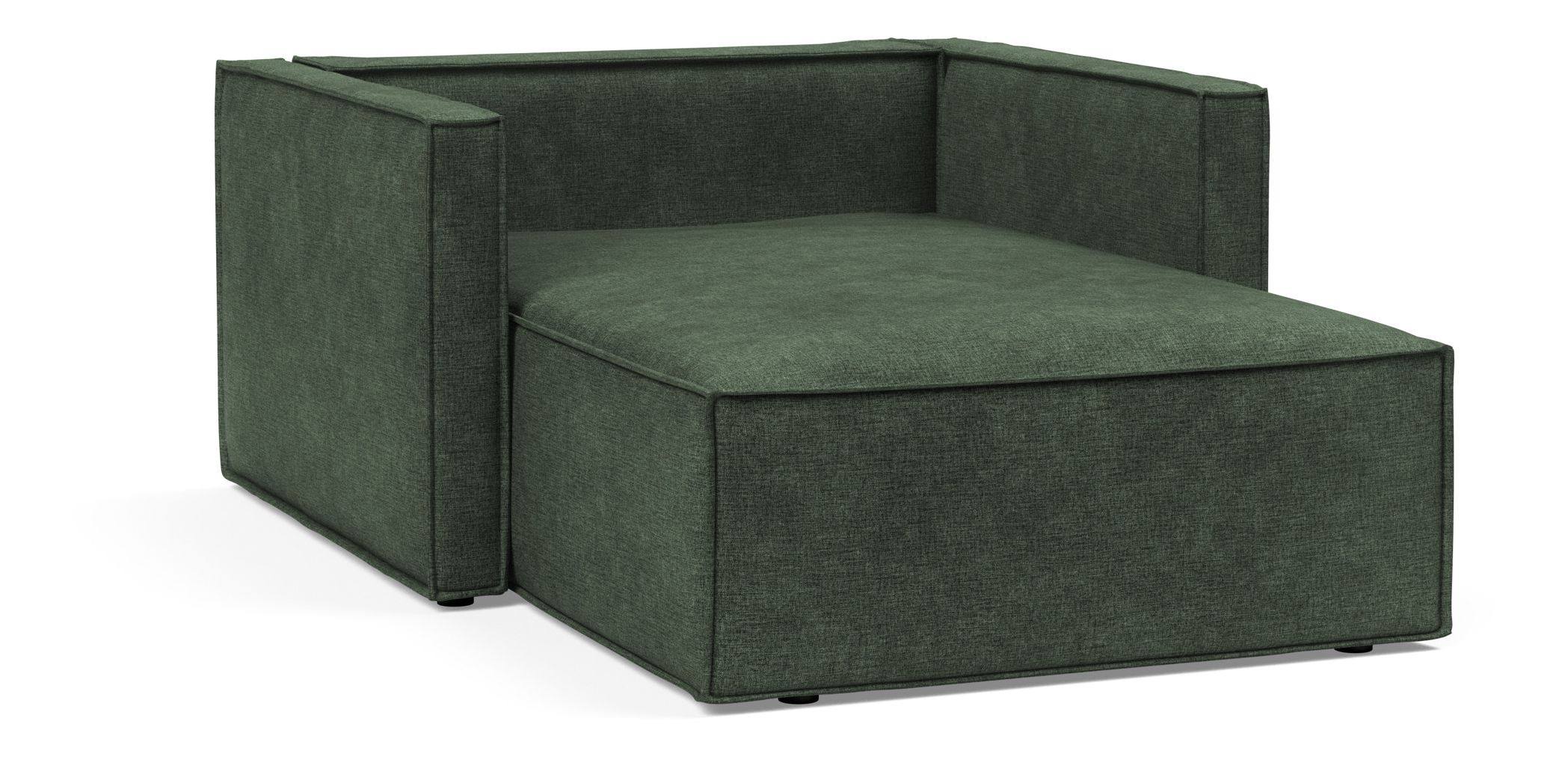 Newilla Storage Lounger Chair w/ Slim Arm Rests