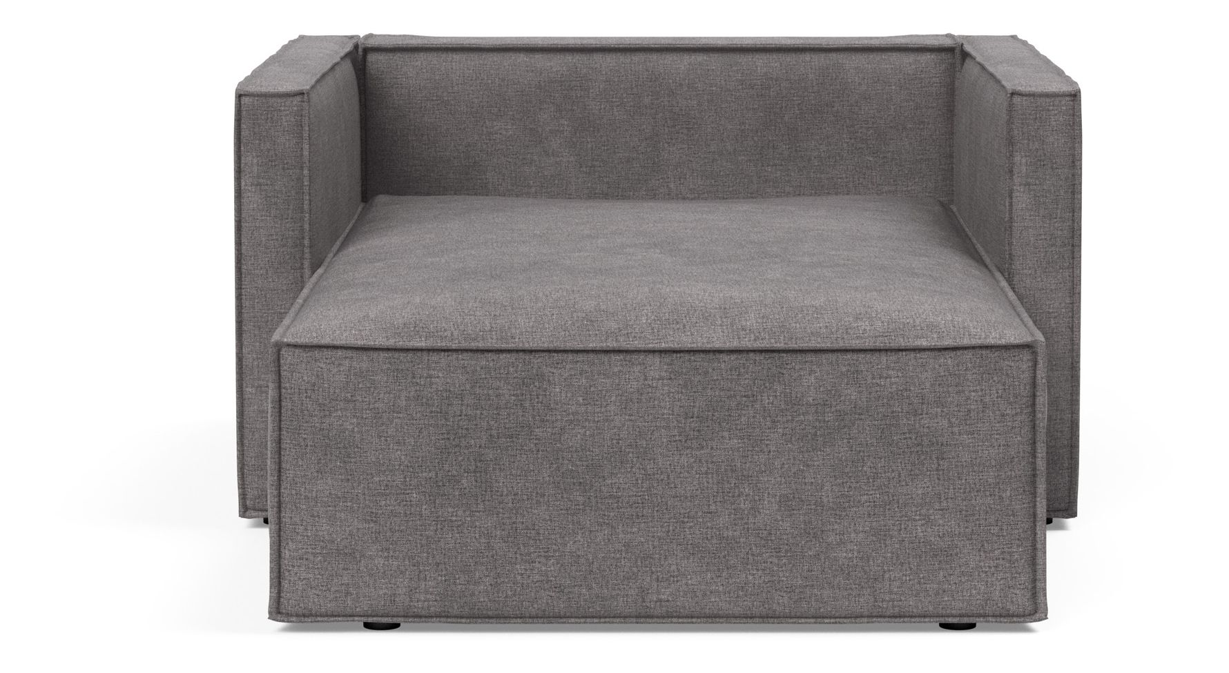 Newilla Storage Lounger Chair w/ Slim Arm Rests