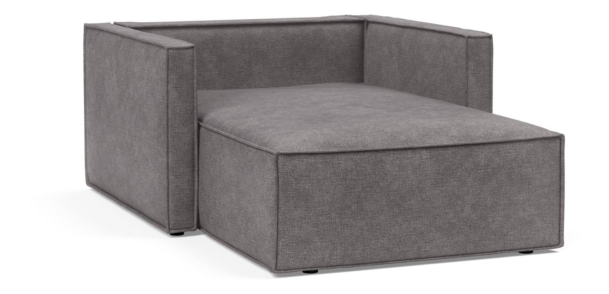 Newilla Storage Lounger Chair w/ Slim Arm Rests