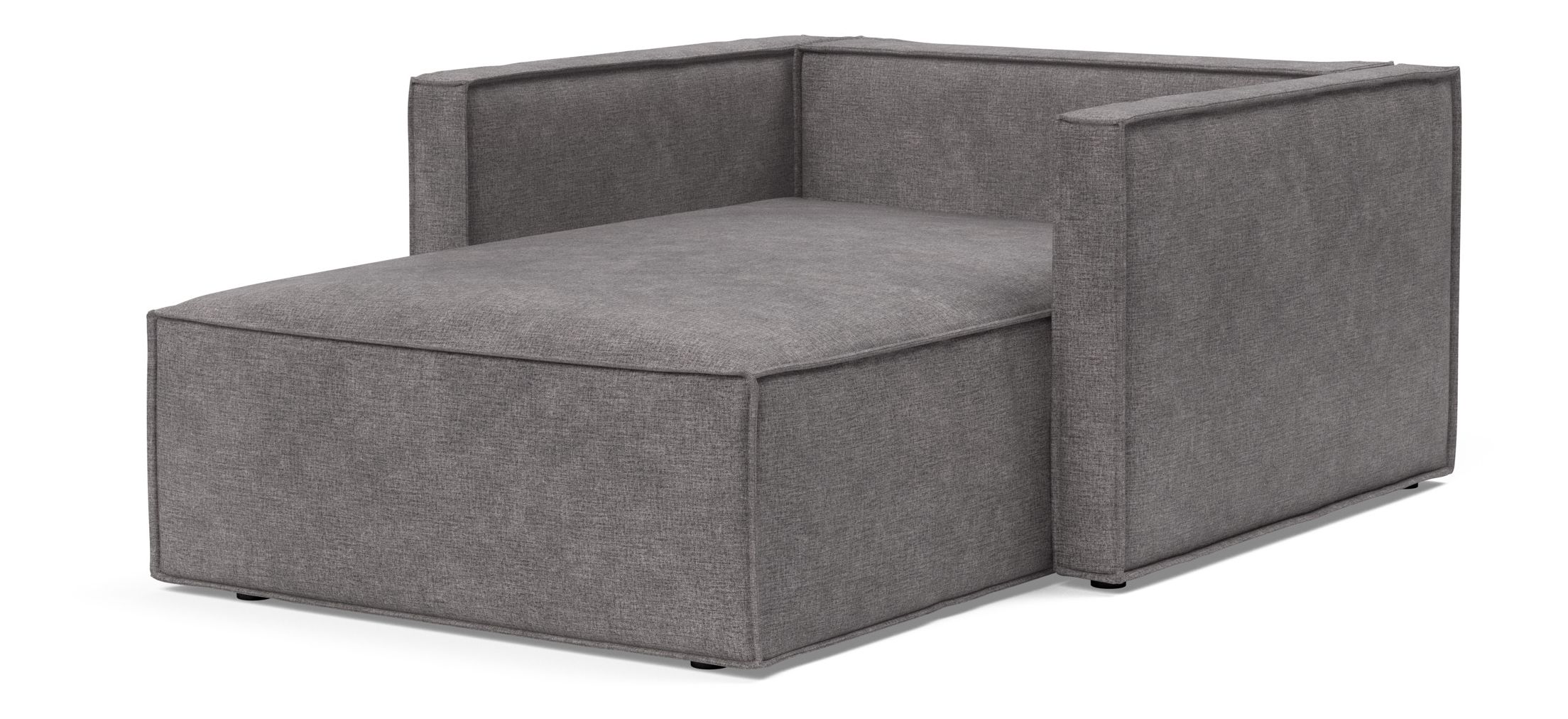 Newilla Storage Lounger Chair w/ Slim Arm Rests