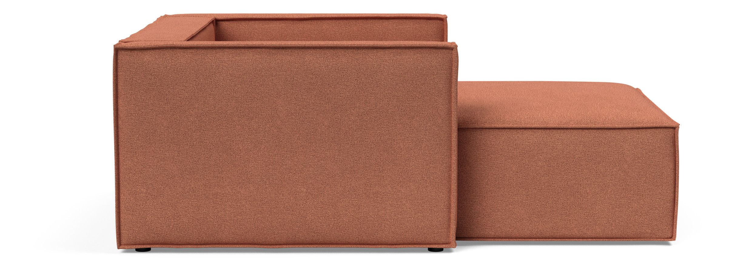 Newilla Storage Lounger Chair w/ Slim Arm Rests