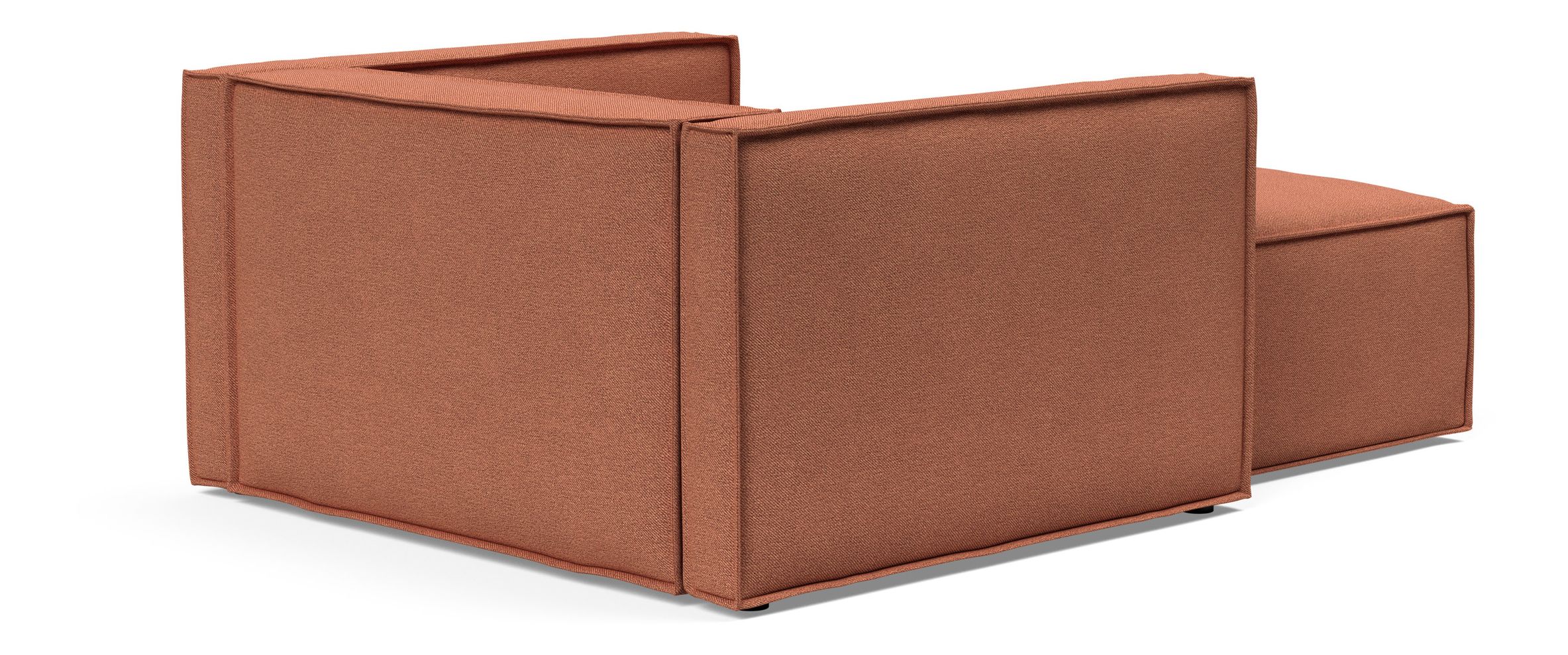 Newilla Storage Lounger Chair w/ Slim Arm Rests