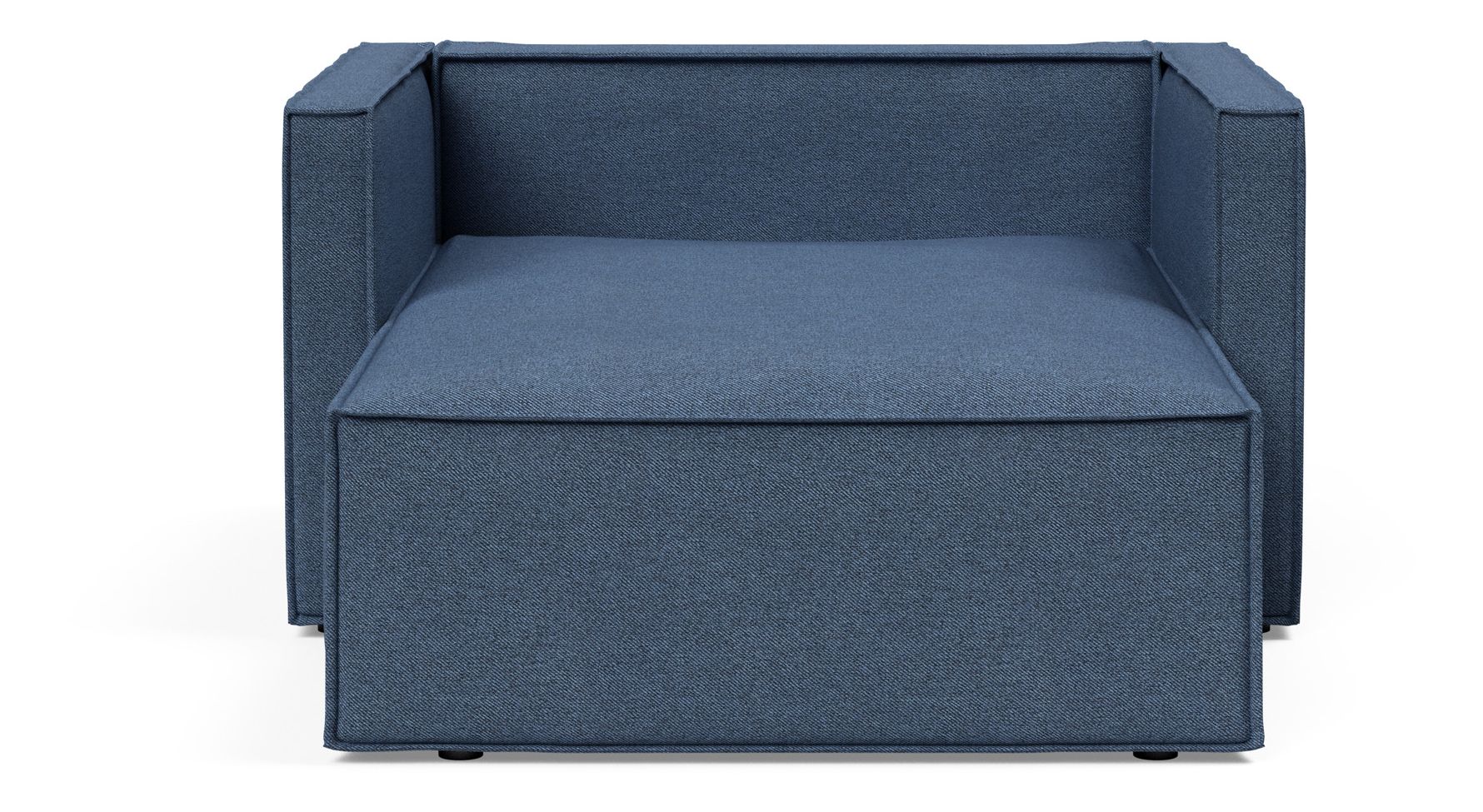 Newilla Storage Lounger Chair w/ Slim Arm Rests