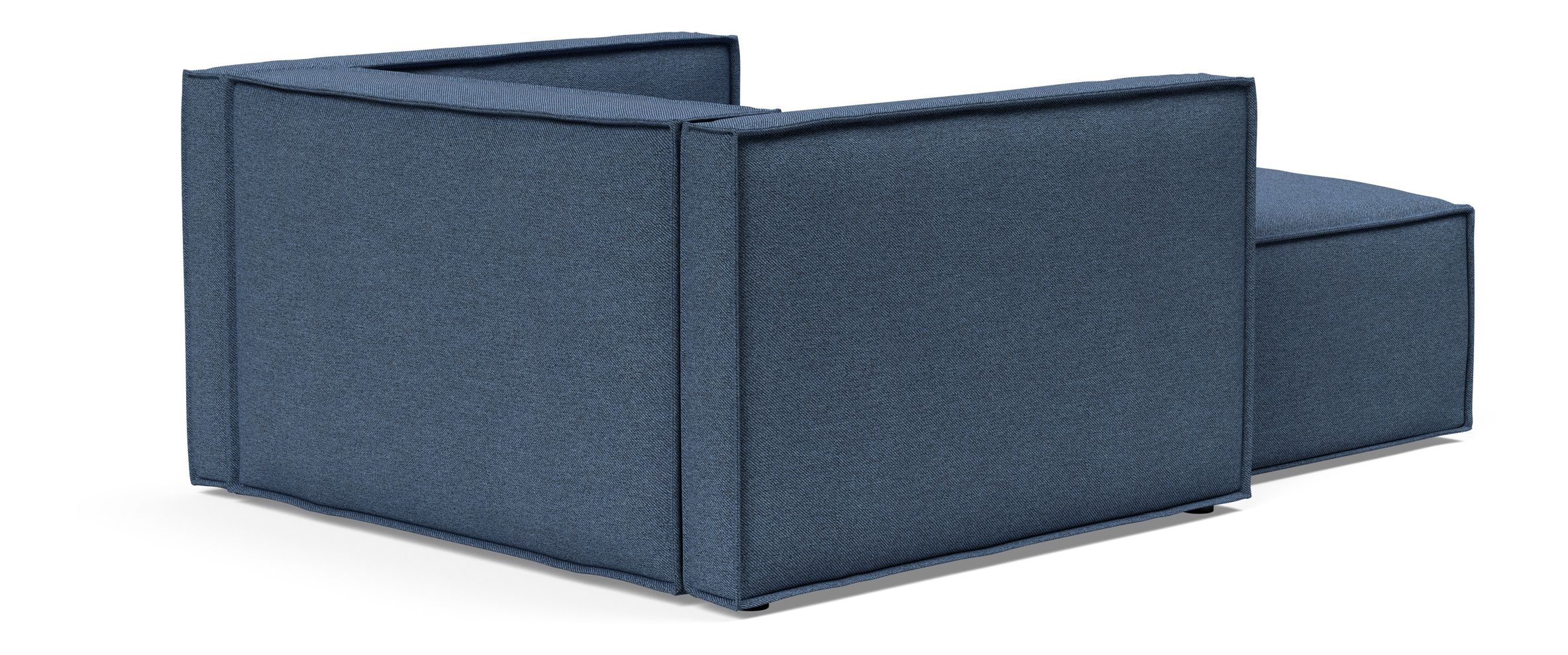 Newilla Storage Lounger Chair w/ Slim Arm Rests