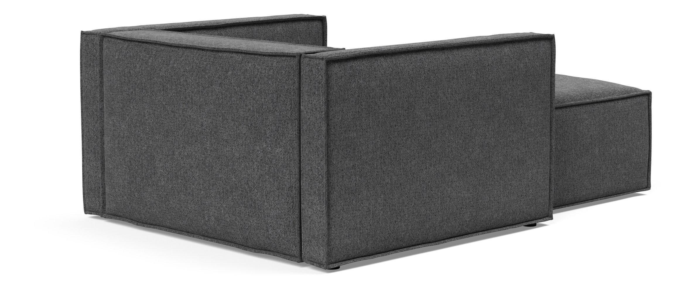 Newilla Storage Lounger Chair w/ Slim Arm Rests