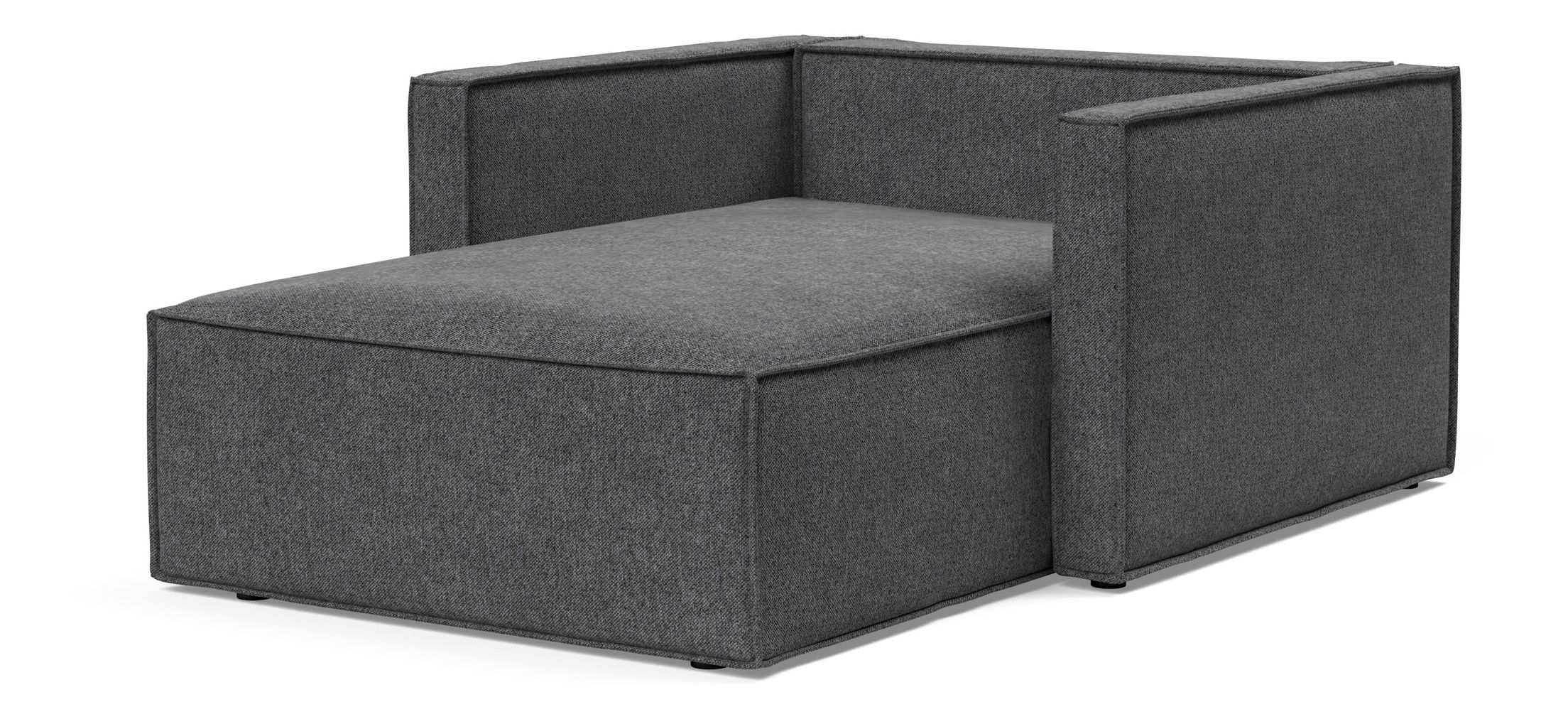 Newilla Storage Lounger Chair w/ Slim Arm Rests