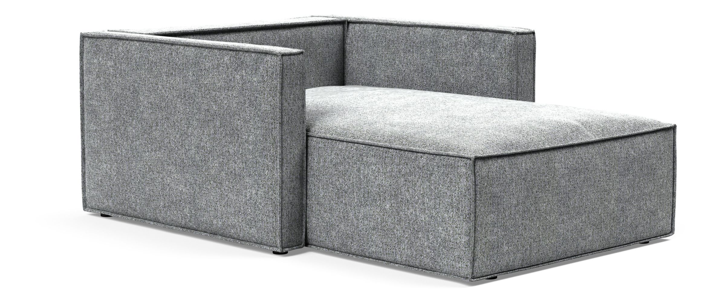 Newilla Storage Lounger Chair w/ Slim Arm Rests