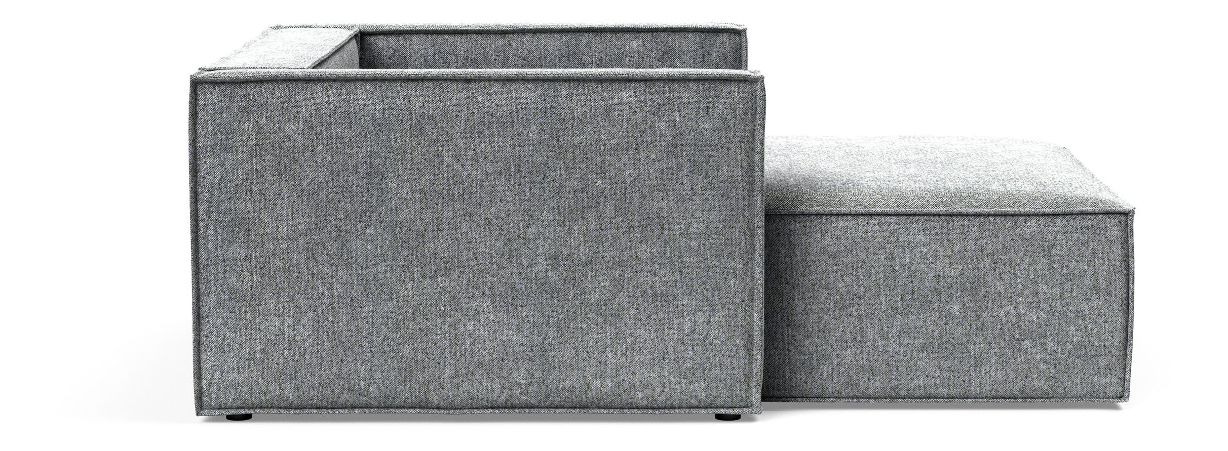 Newilla Storage Lounger Chair w/ Slim Arm Rests
