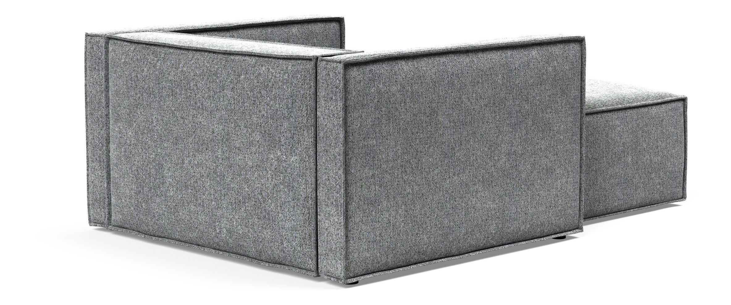 Newilla Storage Lounger Chair w/ Slim Arm Rests