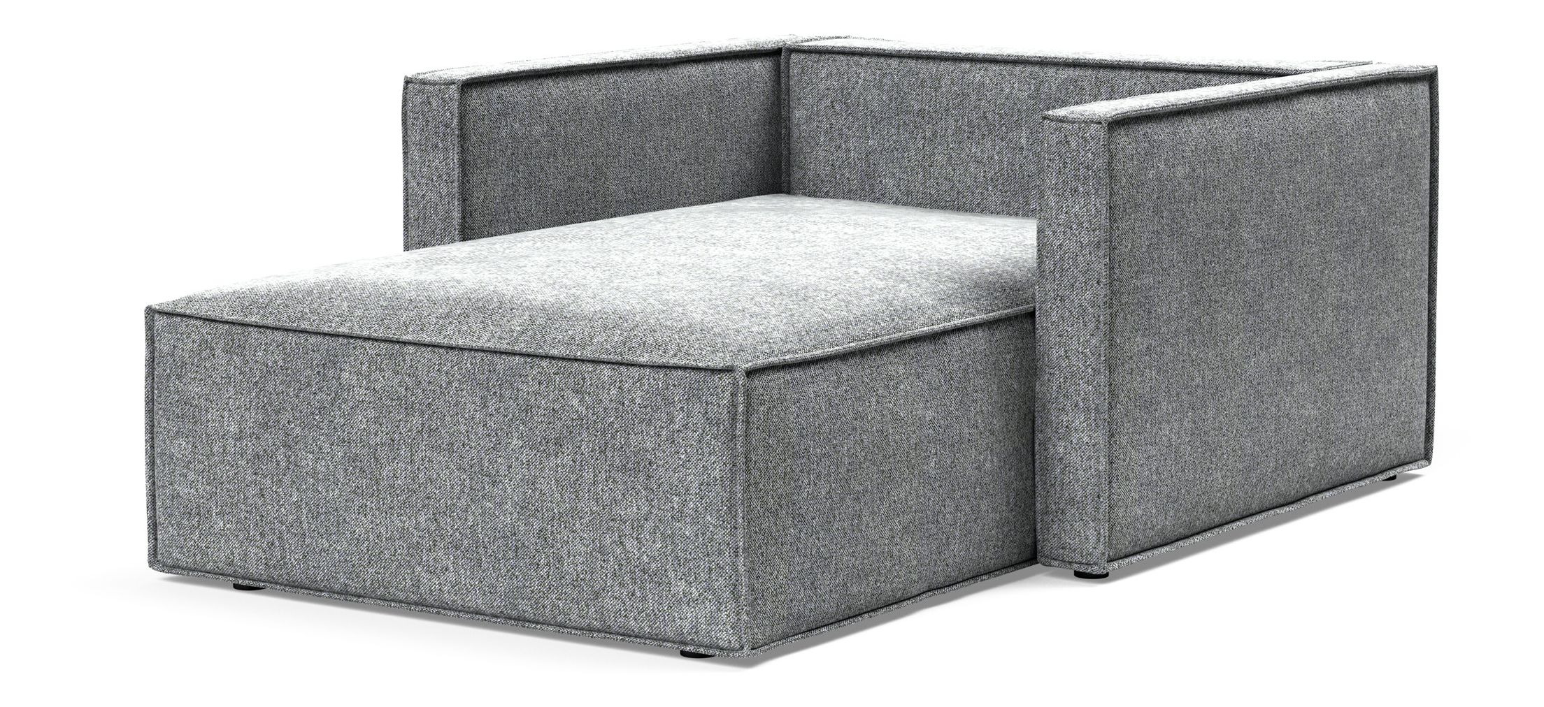 Newilla Storage Lounger Chair w/ Slim Arm Rests