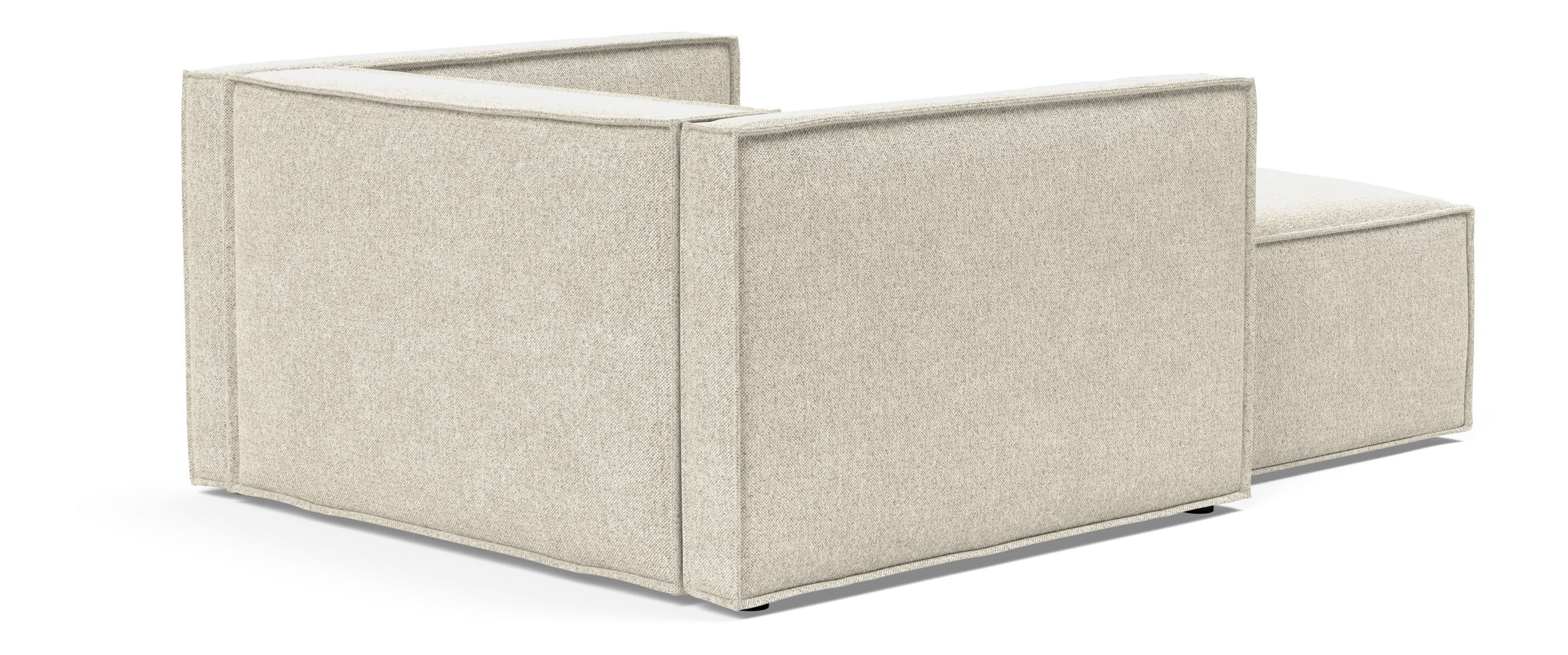Newilla Storage Lounger Chair w/ Slim Arm Rests
